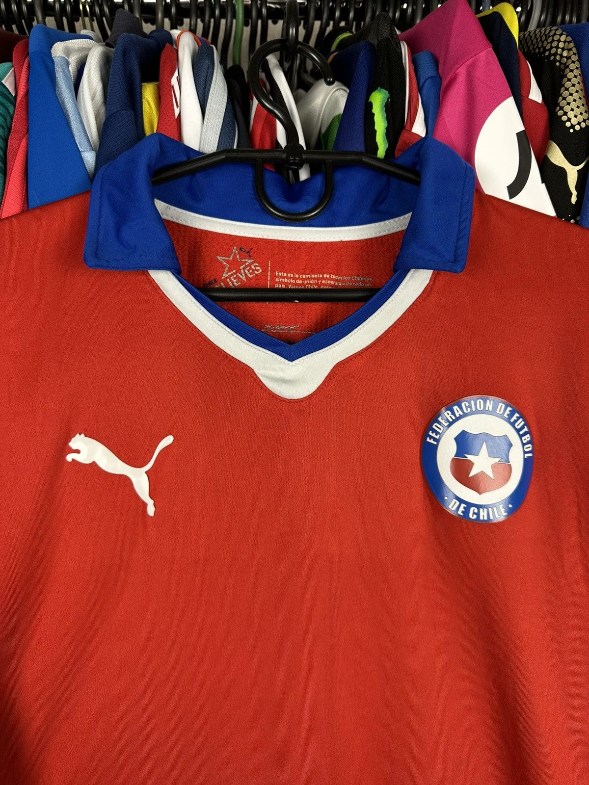 Puma CHILE 2014 2015 HOME FOOTBALL SHIRT SOCCER JERSEY PUMA sz XL Size US XL / EU 56 / 4 - 4 Thumbnail