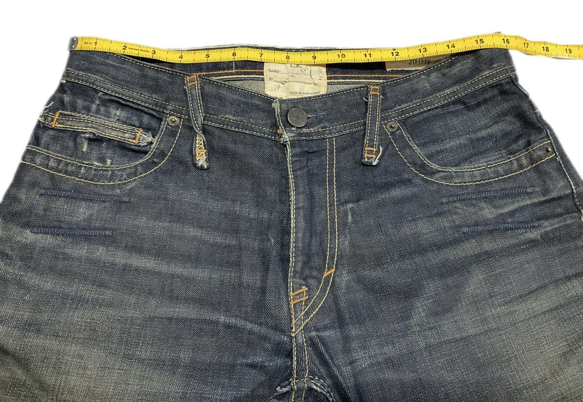If Six Was Nine × Japanese Brand × Le Grande Bleu (L.G.B.) 🔥Sick Y2K Taverniti Jeans Mud Wash Flared Denim Belt Size US 32 / EU 48 - 17 Thumbnail