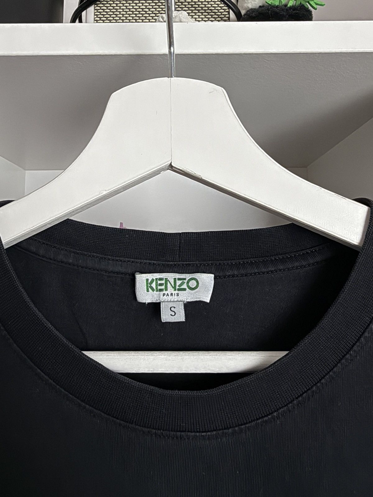Designer × Kenzo Kenzo tiger logo black t-shirt / tee S designer classy casual Size US S / EU 44-46 / 1 - 3 Thumbnail