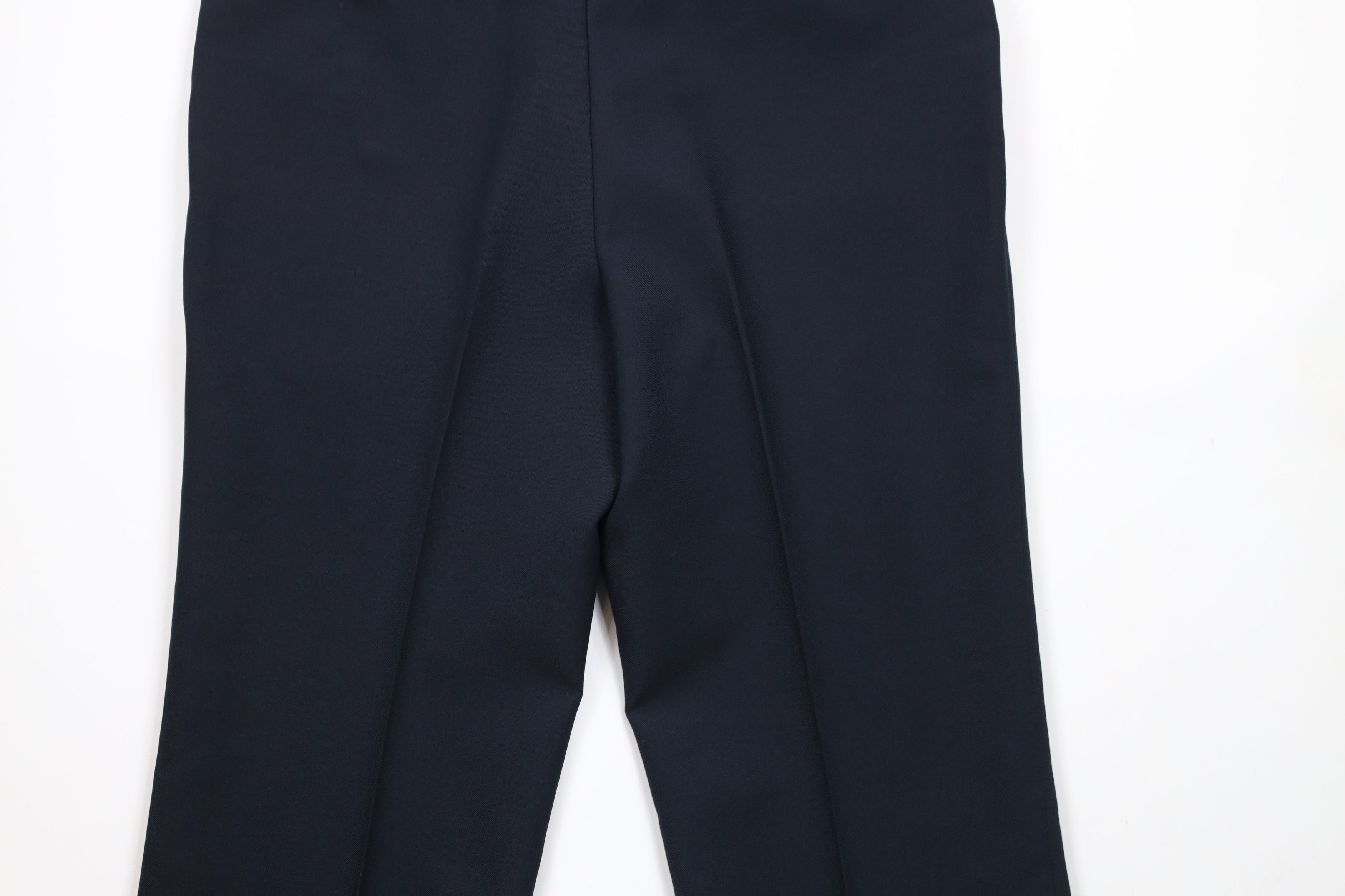 Vintage Vintage 70s Streetwear Wide Leg Chino Pants Navy Blue USA Size US 36 / EU 52 - 10 Thumbnail
