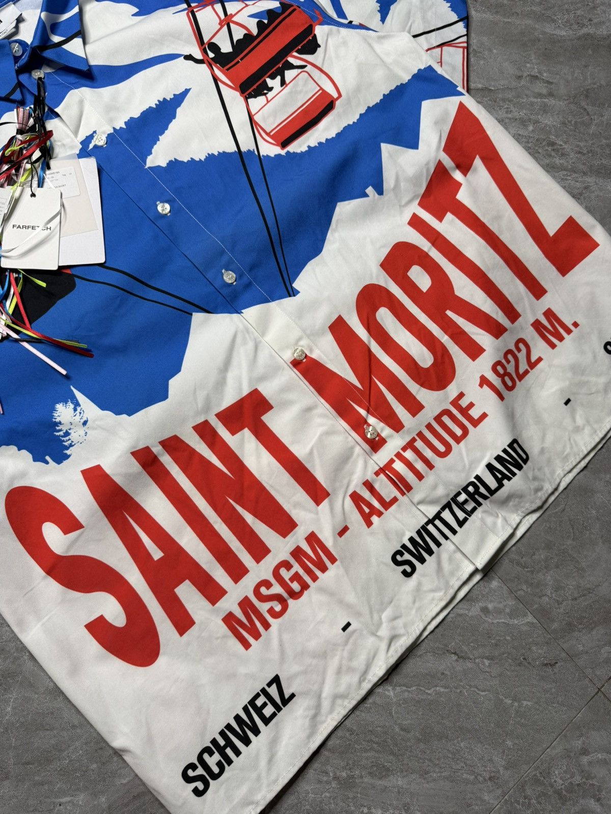 MSGM Msgm Hiver 2021 St Moritz Buttondown Size US XL / EU 56 / 4 - 3 Thumbnail