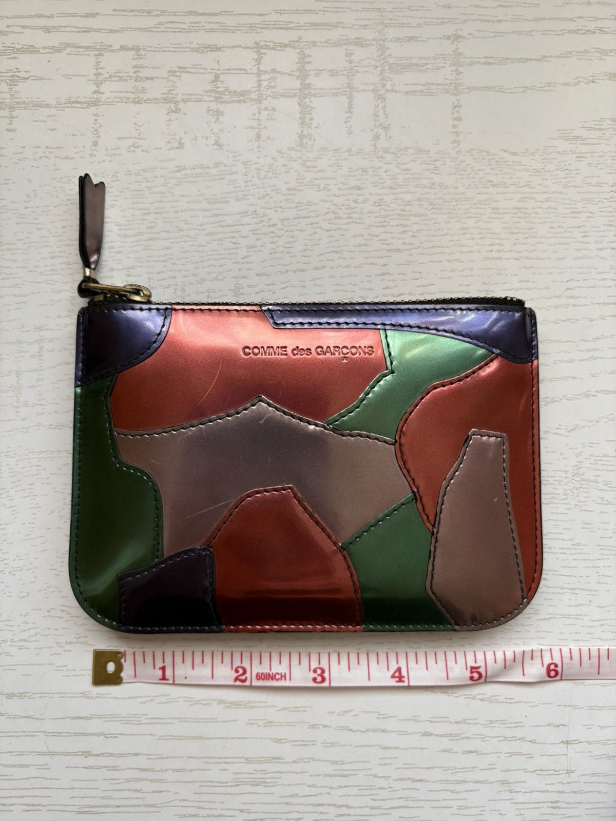 Comme des Garcons Comme Des garçon metallic patch zip wallet Size ONE SIZE - 6 Thumbnail
