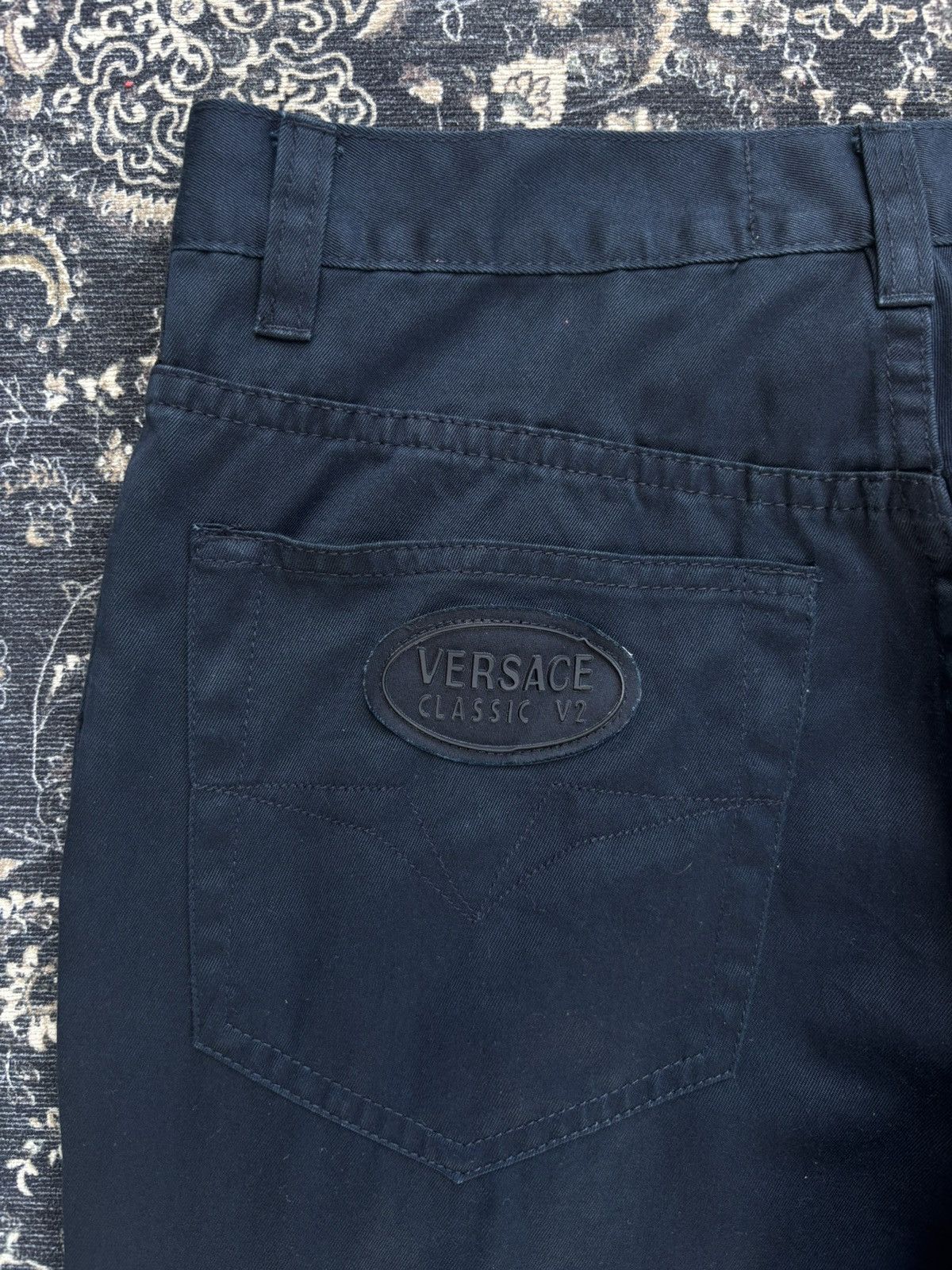 Versace Jeans Couture Versace Classic V 2 Black Pants Size 29" - 11 Thumbnail