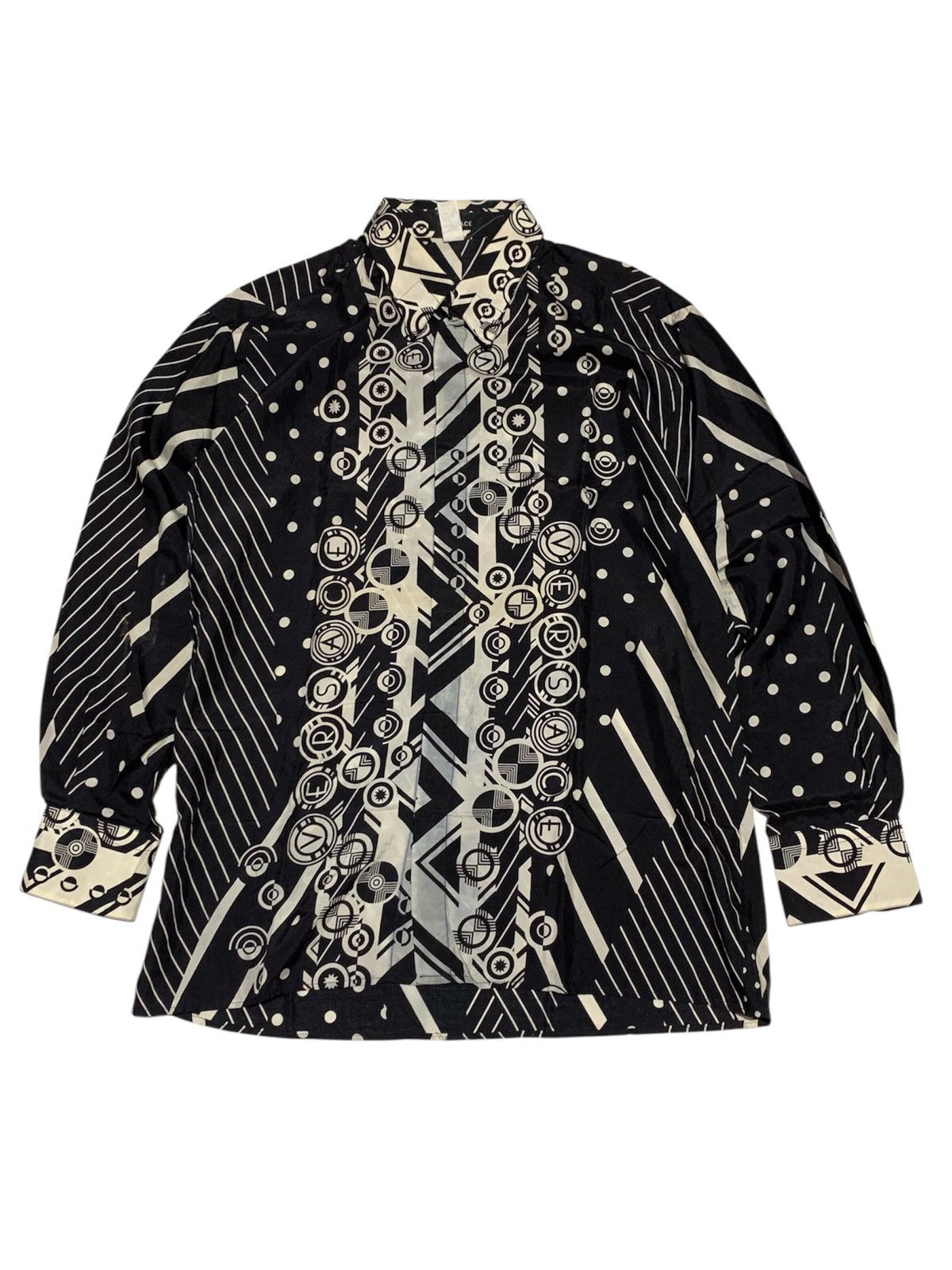 Versace 🐍 Gianni Versace Silk Shirt Size US M / EU 48-50 / 2 - 1 Thumbnail
