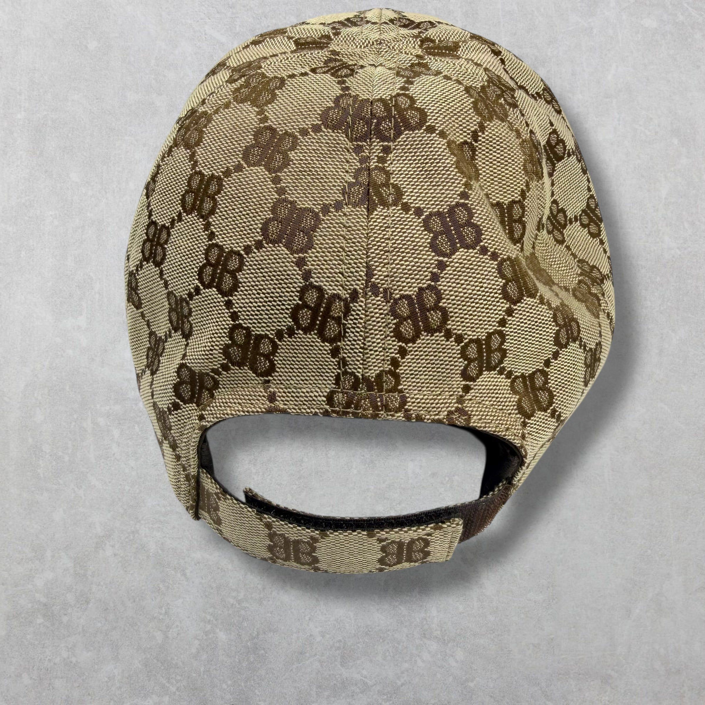 Gucci Gucci x Balenciaga "The Hacker Project" Monogram Cap Size ONE SIZE - 3 Thumbnail