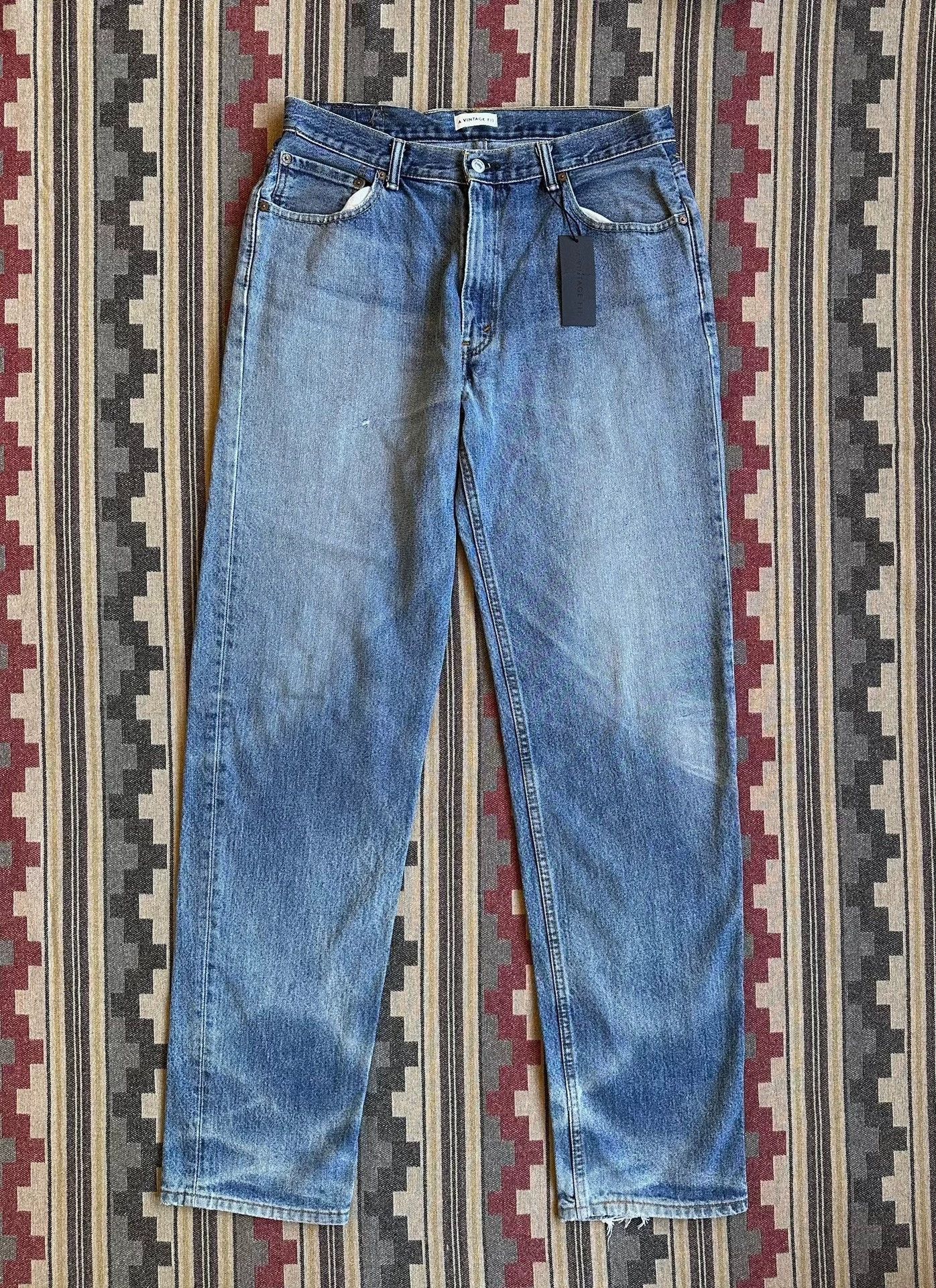 Levi's Blue Denim Jeans with Distressed Hem Size US 30 / EU 46 - 1 Thumbnail