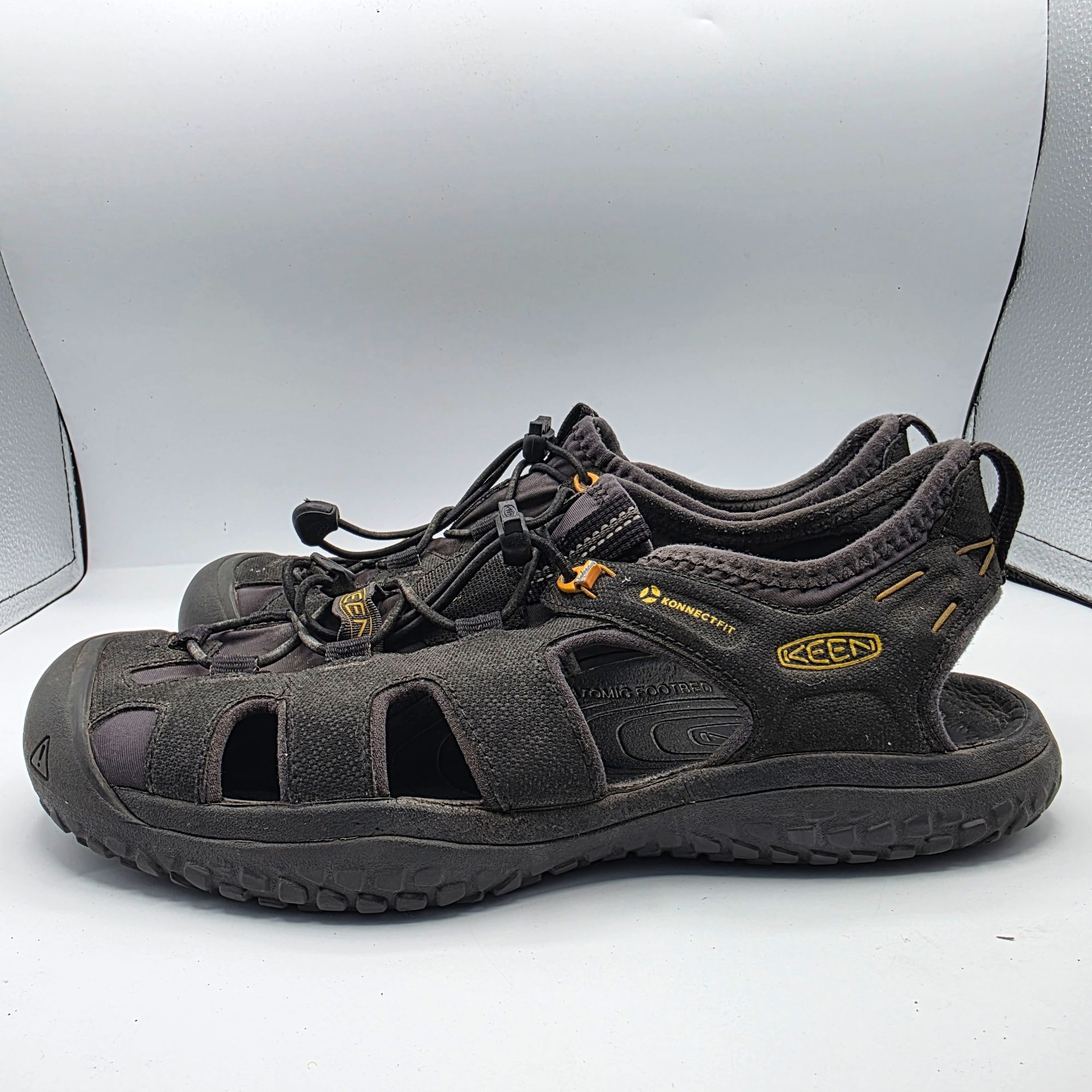 KEEN Keen SOLR Mens Size 8.5 Black Sandals Sport Water Slip On Cl Size US 8.5 / EU 41-42 - 13 Thumbnail