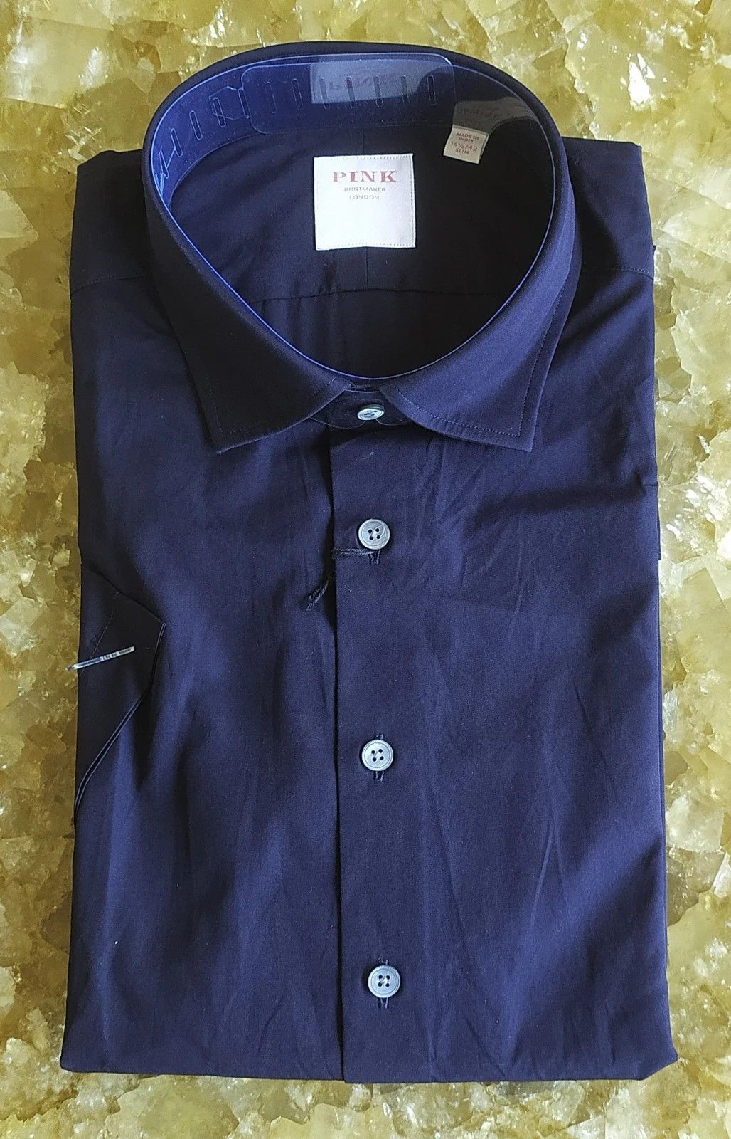 Thomas Pink Thomas Pink Poplin Halfsleeve shirt Free Shipping T/14 Size US L / EU 52-54 / 3 - 1 Thumbnail