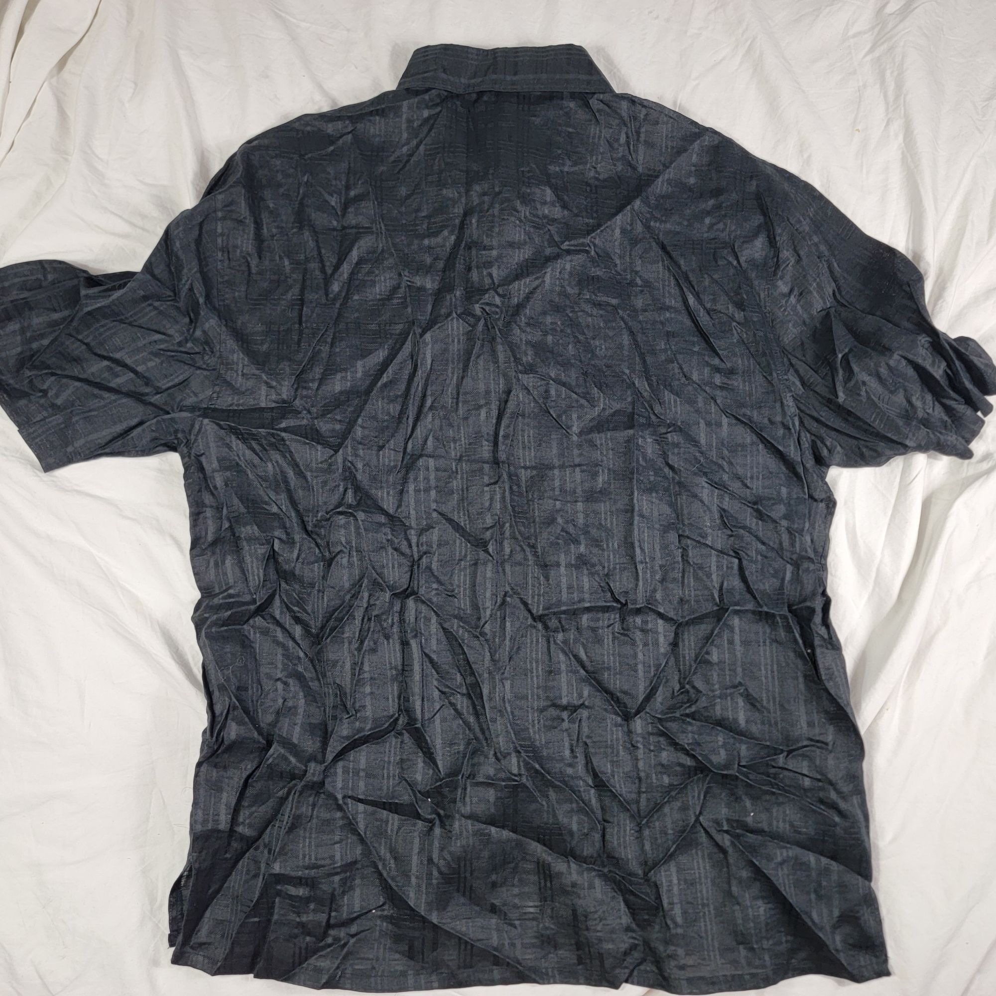 Other Syllables Mens 3XL Black Short Sleeve Button Up Shirt Formal Size US XXL / EU 58 / 5 - 2 Thumbnail