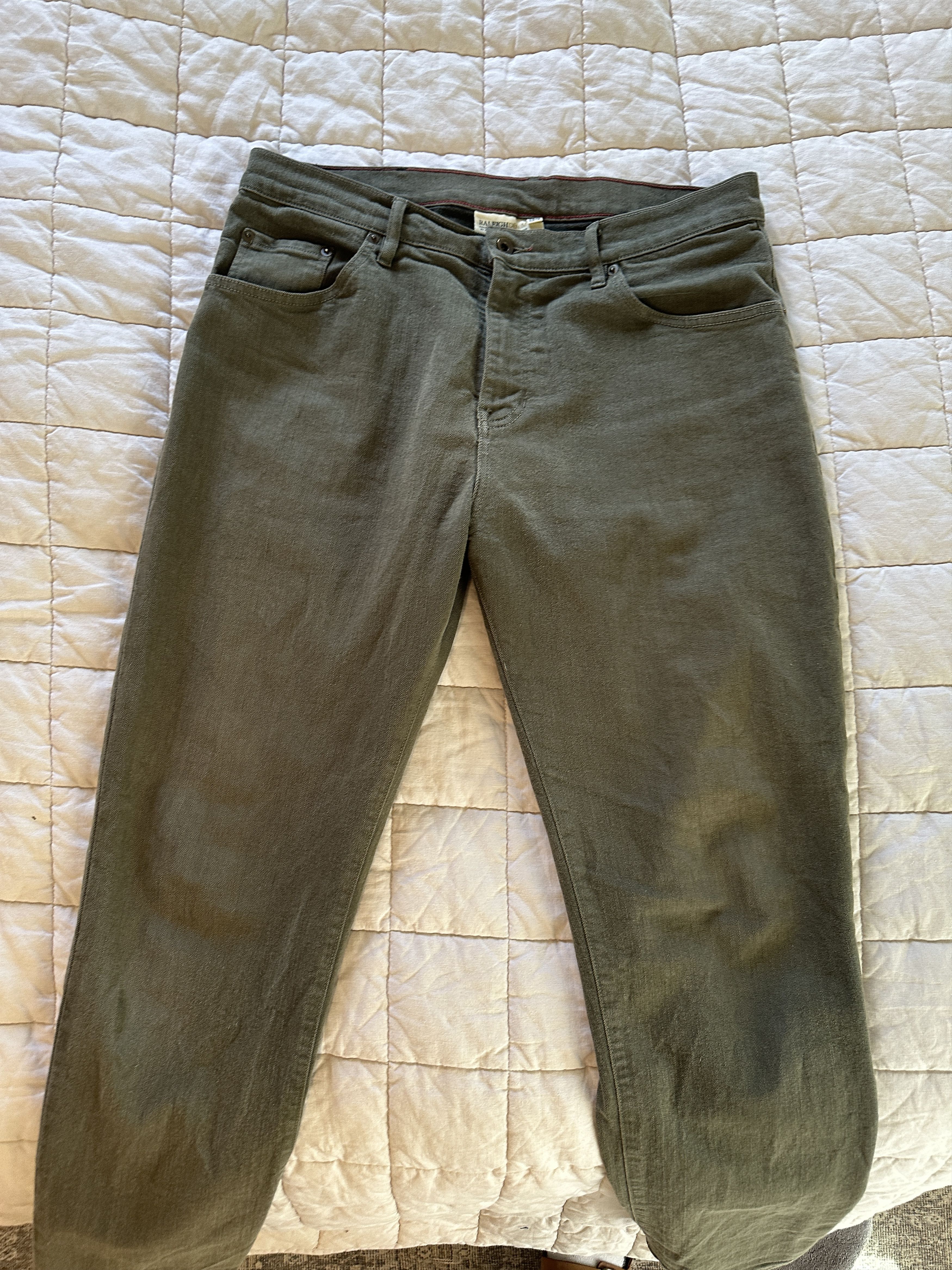 Raleigh Denim Alexander Stretch | Olive Size US 34 / EU 50 - 2 Thumbnail