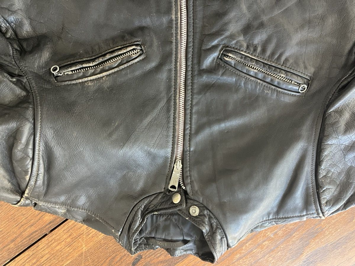 Schott Vintage 1960s Schott Perfect Steerhide Cafe Racer medium 40 Size US M / EU 48-50 / 2 - 24 Thumbnail