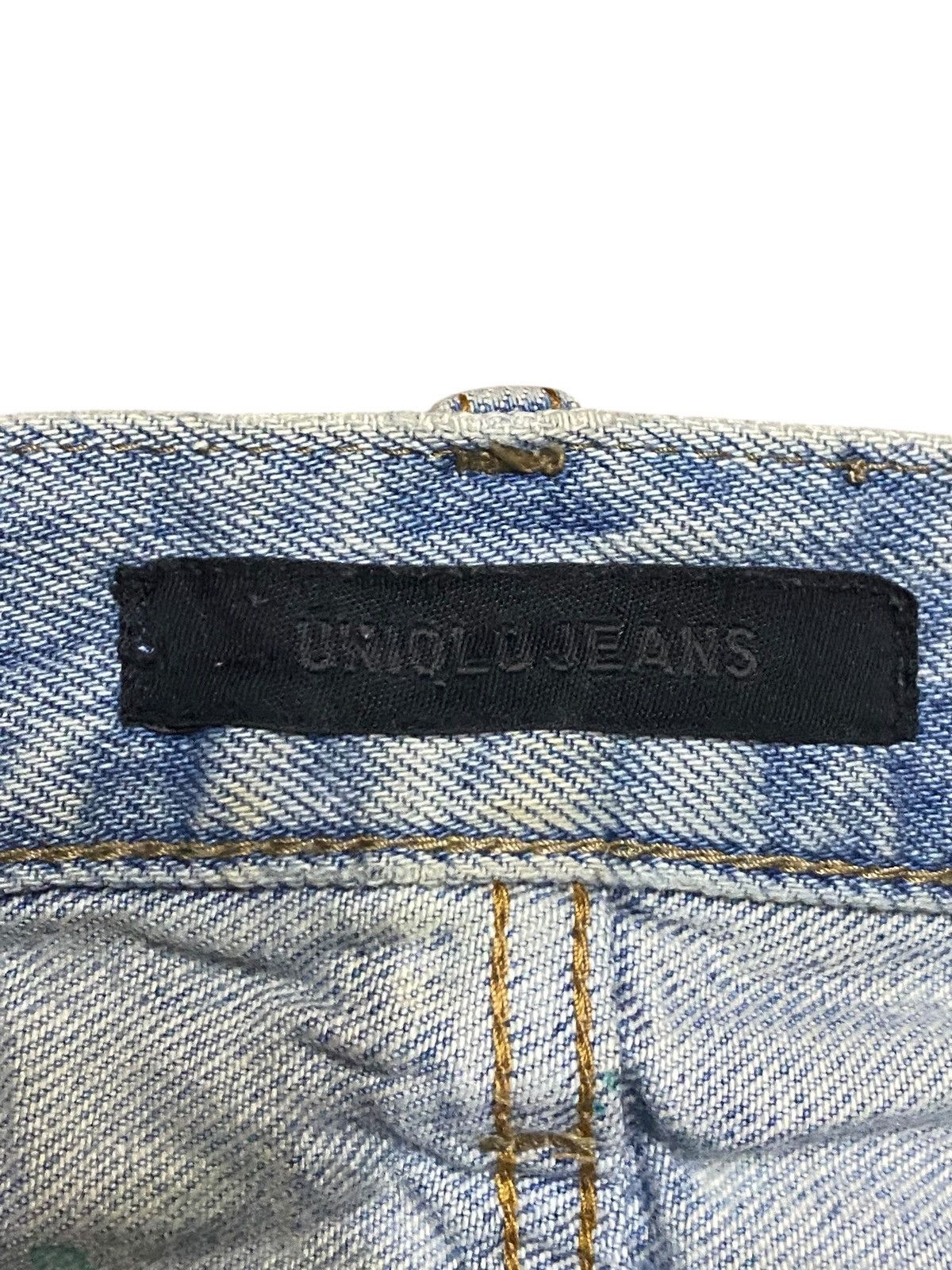 Japanese Brand Vintage Japanese Brand Uniqlo Crazy Mud Wash Distressed Jean Size US 36 / EU 52 - 17 Thumbnail