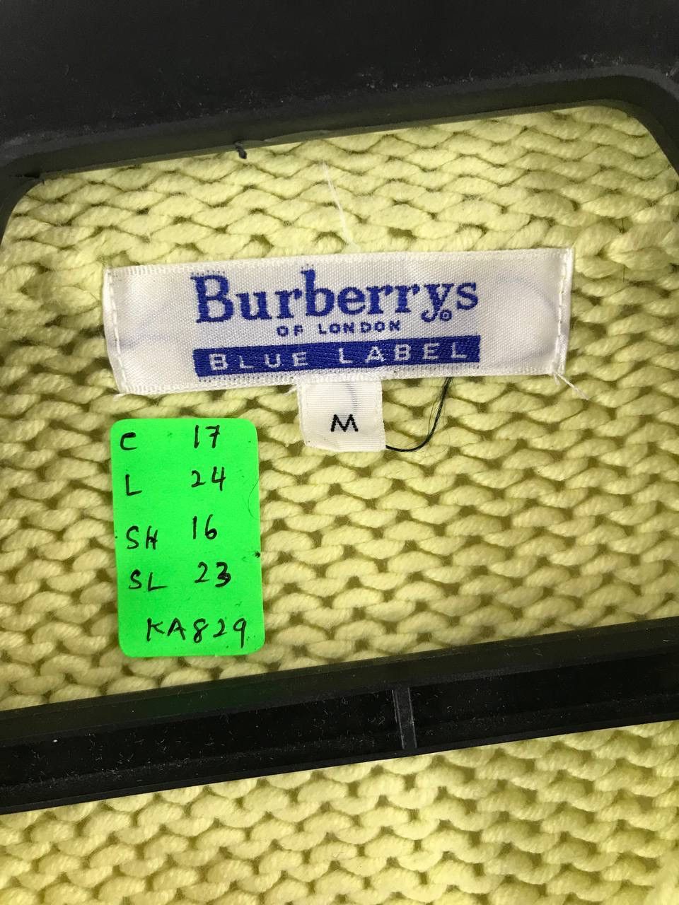 Burberry × Vintage Vintage Burberry Blue Lable Knit Cardigan Size M / US 6-8 / IT 42-44 - 4 Thumbnail