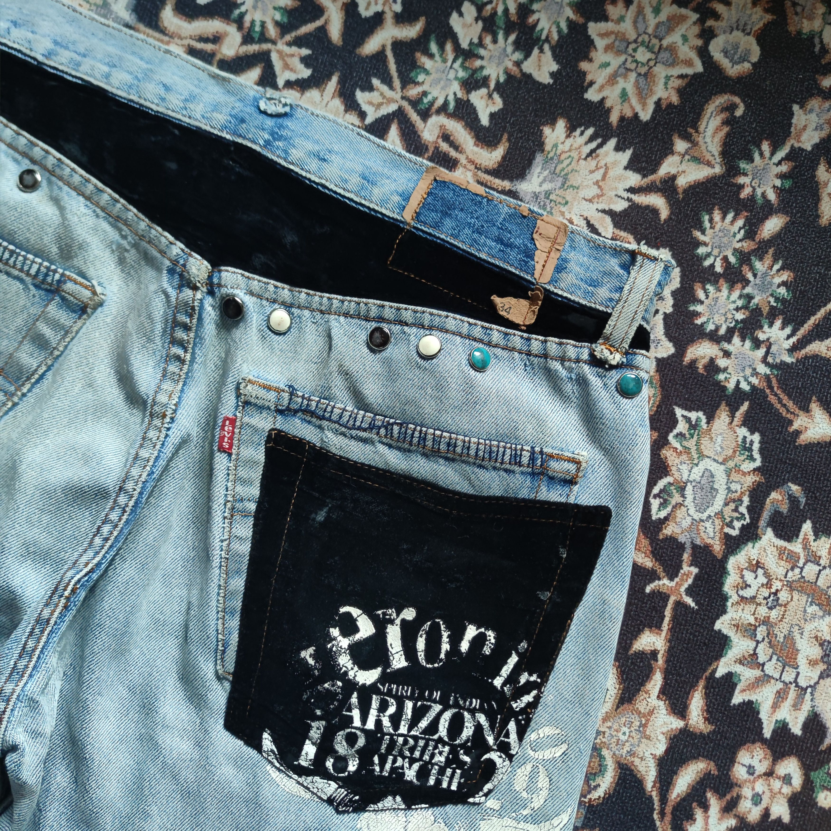 Levi's × Vintage VINTAGE LEVI'S STRAUSS GERONIMO ROUTE 66 MADE IN USA Size US 33 - 9 Thumbnail