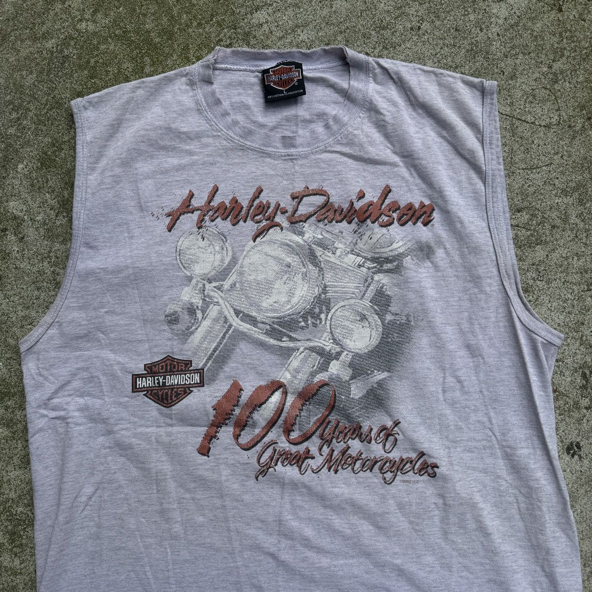 Harley Davidson Harley Davidson Faded Thrashed Distressed Tank ERD Grunge Size US L / EU 52-54 / 3 - 8 Thumbnail