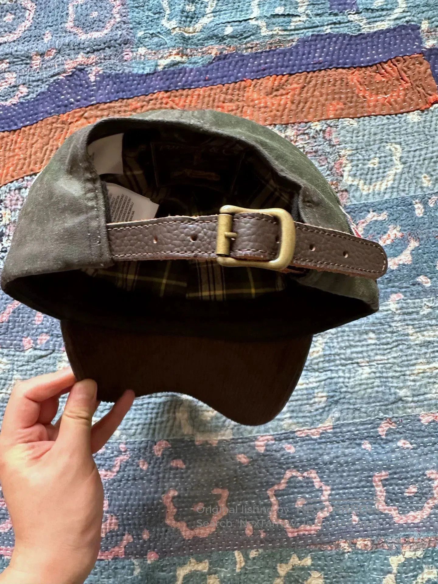 RRL Ralph Lauren rrl oil wax baseball cap. Size ONE SIZE - 4 Thumbnail