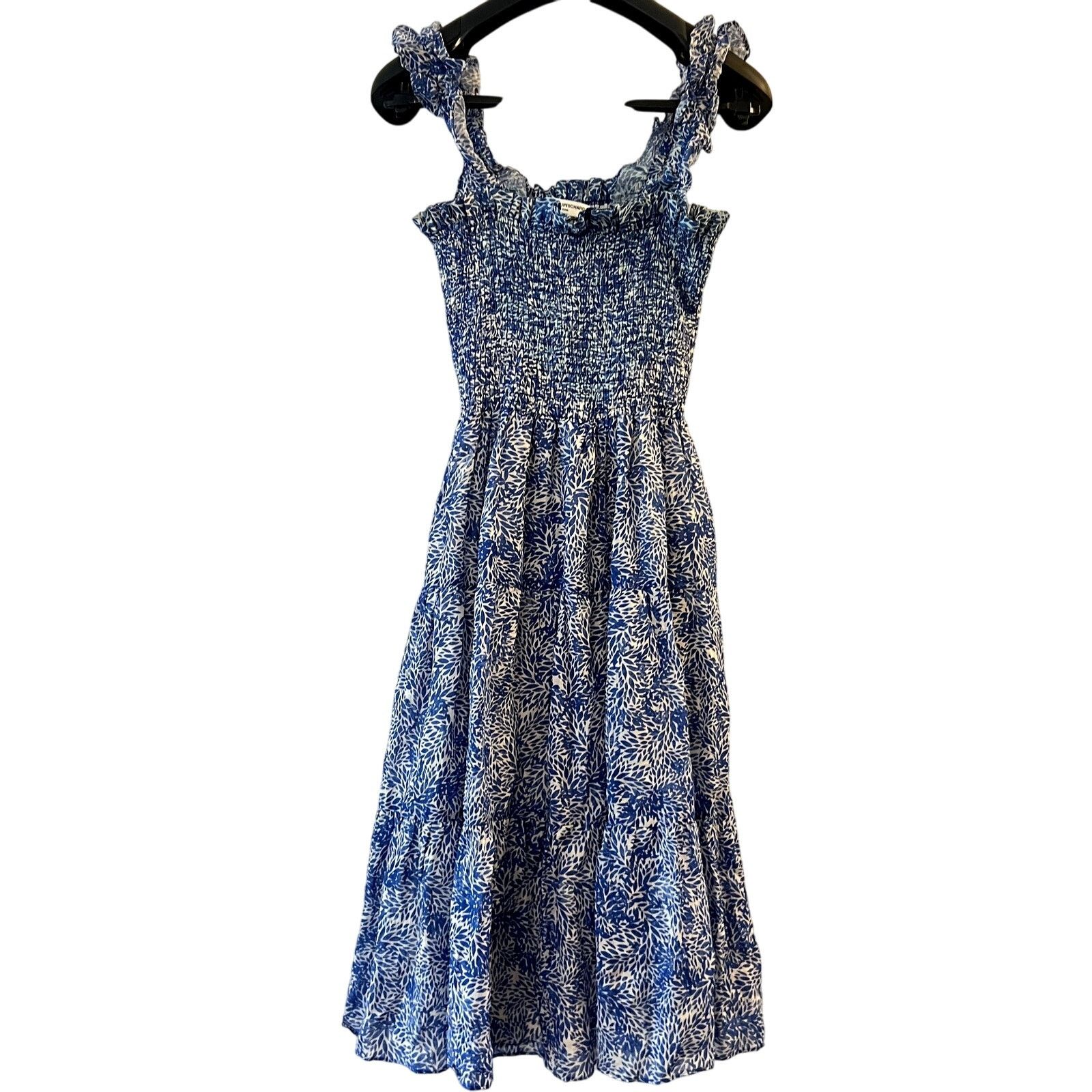 Amanda Uprichard Amanda Uprichard Adelene Midi Dress in Chalet Size S blue Size S / US 4 / IT 40 - 9 Thumbnail