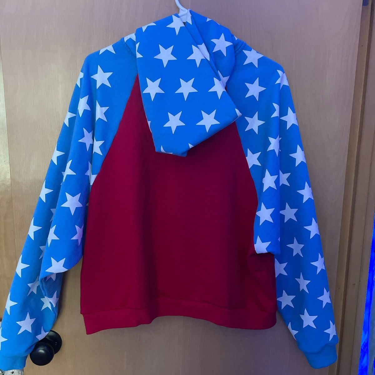 Other red, white, & blue star zip up from “IMHAPPYPROMISE” Size US L / EU 52-54 / 3 - 2 Thumbnail