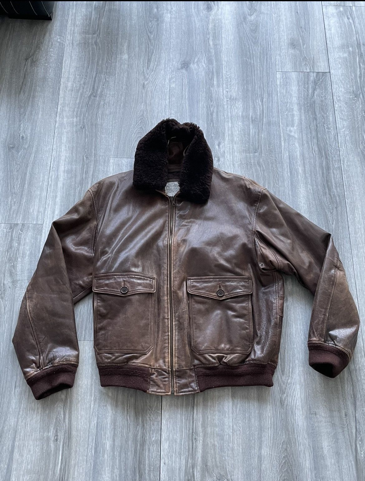 Avirex Leather Jacket Avirex Size US XL / EU 56 / 4 - 1 Thumbnail