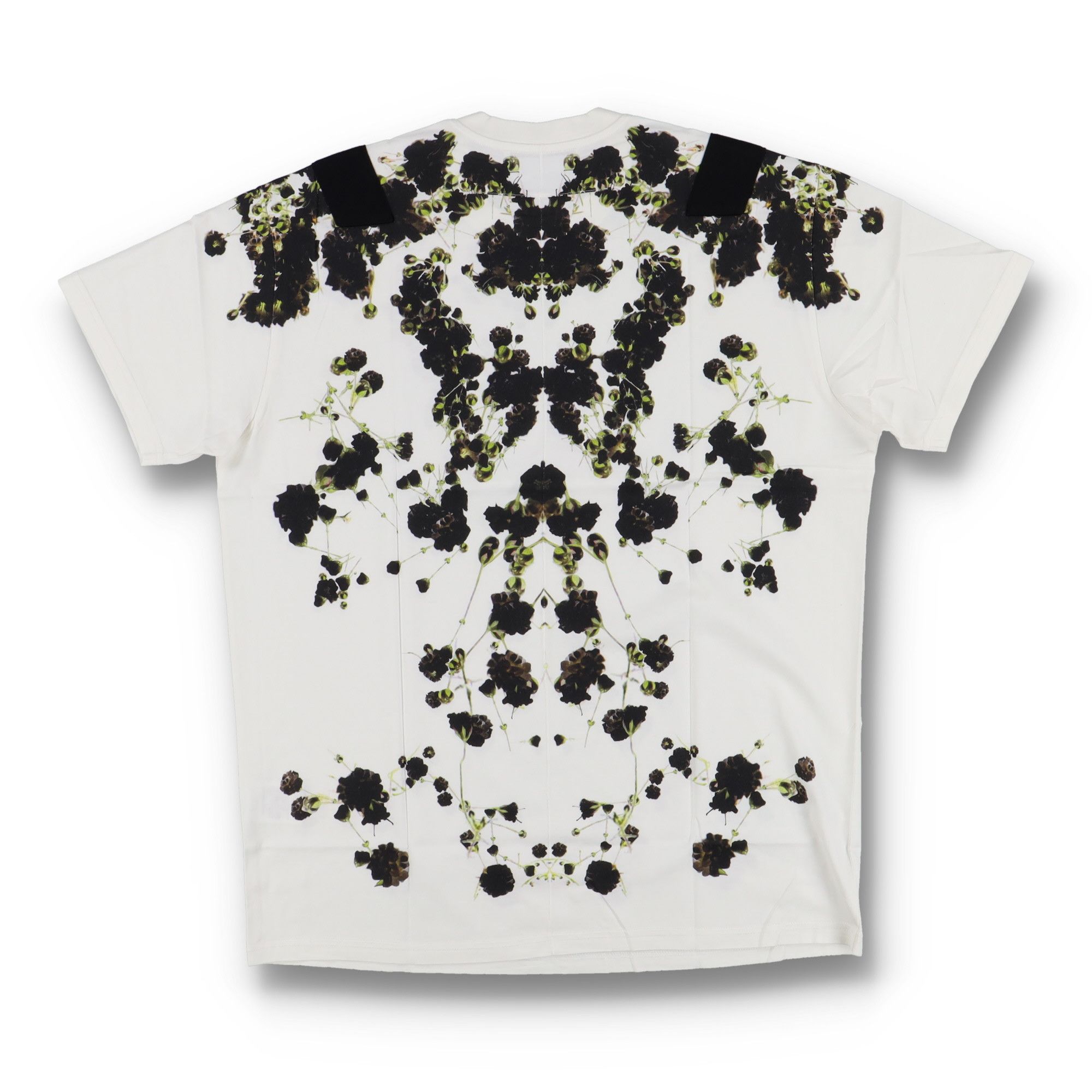 Givenchy White Baby's Breath Banded Shoulders Oversized T-Shirt Size US S / EU 44-46 / 1 - 6 Thumbnail