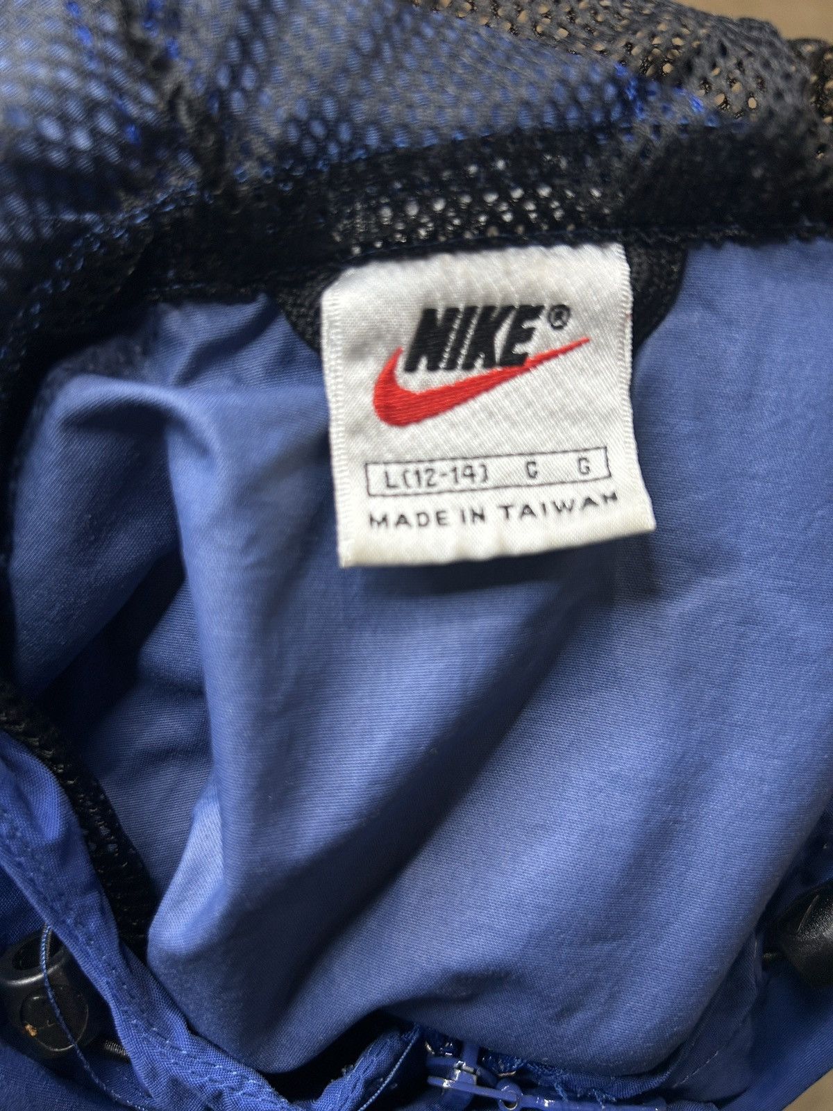 Nike Vintage Nike 90s blue windbreaker quarter zip Size US L / EU 52-54 / 3 - 2 Thumbnail