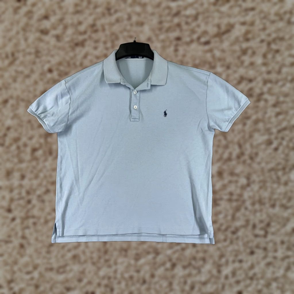Ralph Lauren Ralph Lauren Polo Shirt Adult Medium Blue 100% Cotton Jersey Size US M / EU 48-50 / 2 - 1 Thumbnail