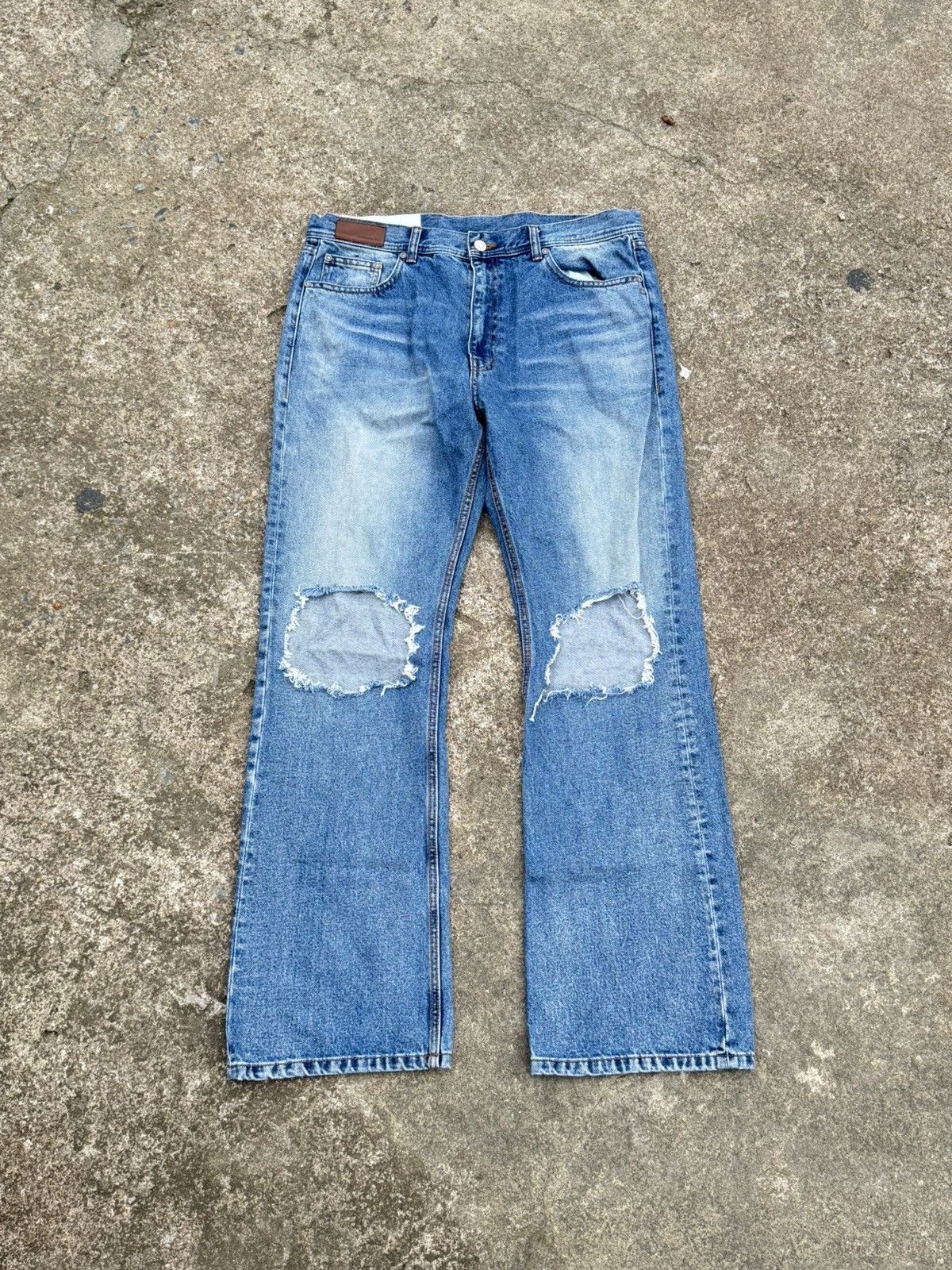 Andersson Bell Andersson Bell Destroyed Boots Cut Wide Jeans Jw Size US 34 / EU 50 - 1 Thumbnail