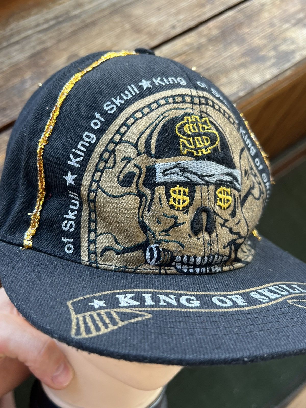 Vintage Vintage Y2K Cap King of Skull Affliction Big Logo Hat Size ONE SIZE - 12 Thumbnail