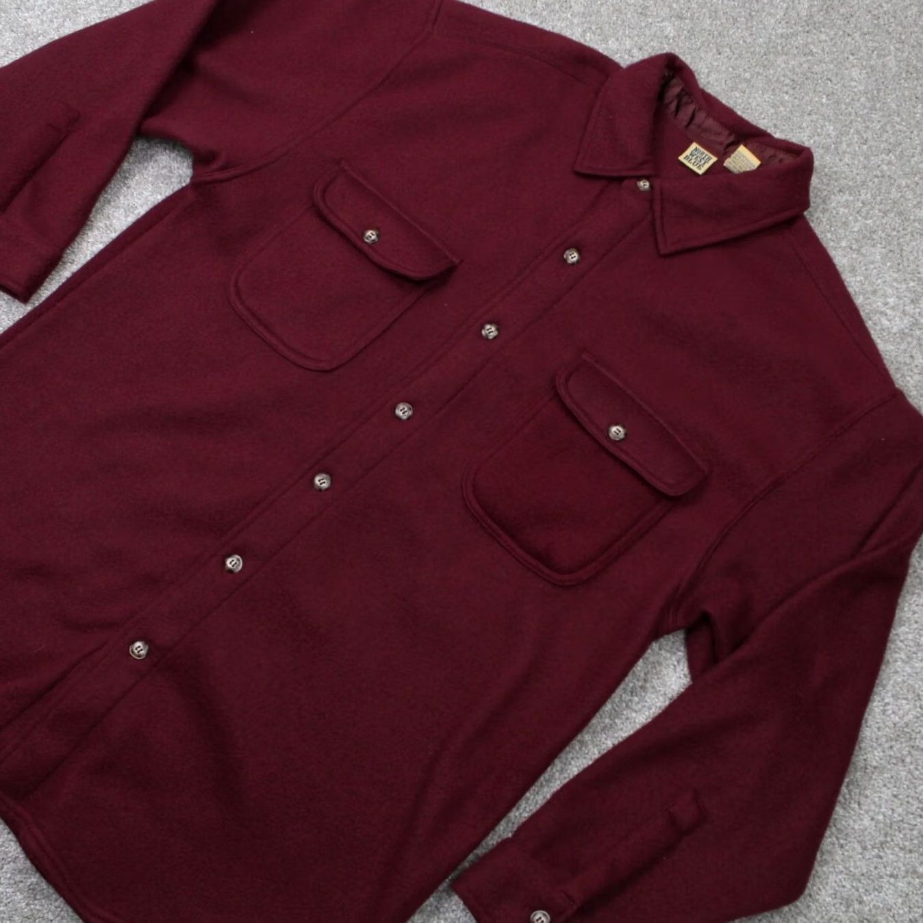 Doublet VTG Northwest Blue Shirt Mens Medium Red Polyester Long Sleeve Button-Up Pocketed Casual Western 90s Style Ver 50in Chest Mens Size US M / EU 48-50 / 2 - 3 Thumbnail