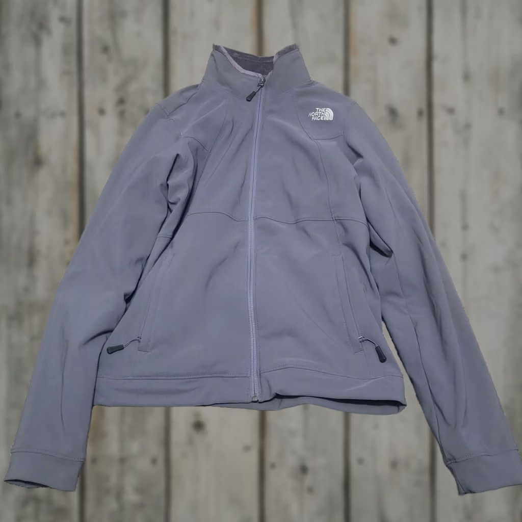 The North Face The North Face Apex Soft Shell Jacket Women's Sz S Purple Fleece Lined Full Zip Lightweight Size M / US 6-8 / IT 42-44 - 1 Thumbnail