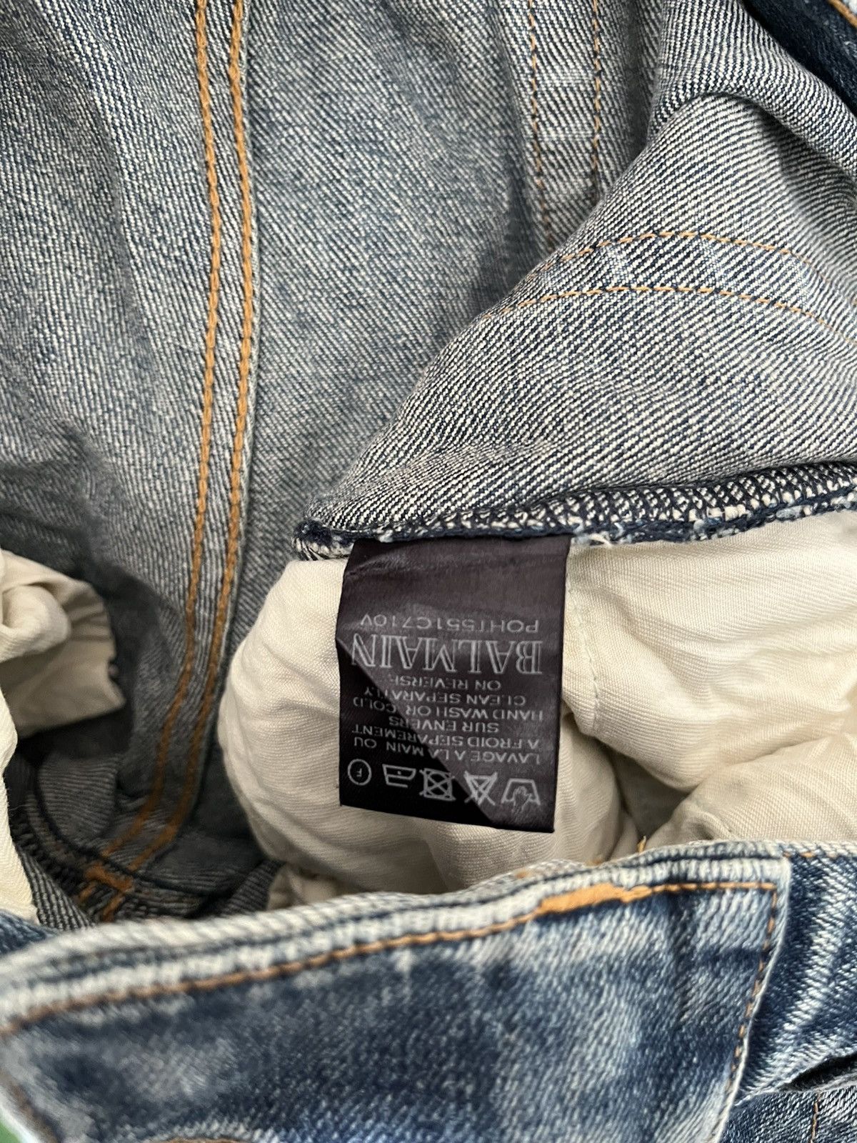 Balmain Balmain destroyed distressed biker jeans Size US 32 / EU 48 - 8 Thumbnail