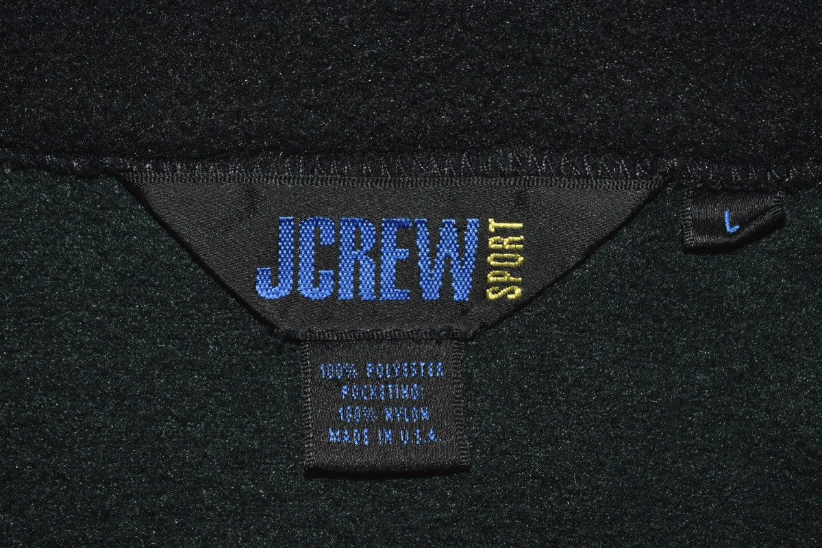 J.Crew Vintage 90s J. Crew Quarter-Zip Fleece Pullover (L) Size US L / EU 52-54 / 3 - 7 Thumbnail