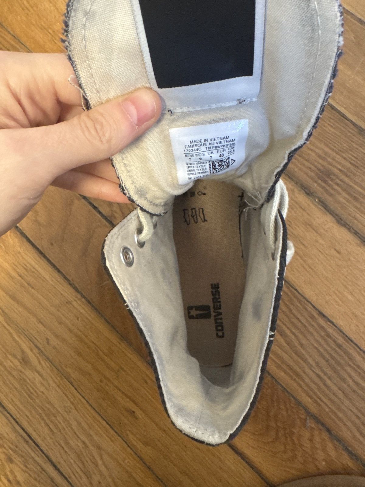 Converse × Rick Owens Drkshdw Converse Turbodrk DRKSHDW converse Size US 7 / EU 40 - 7 Thumbnail