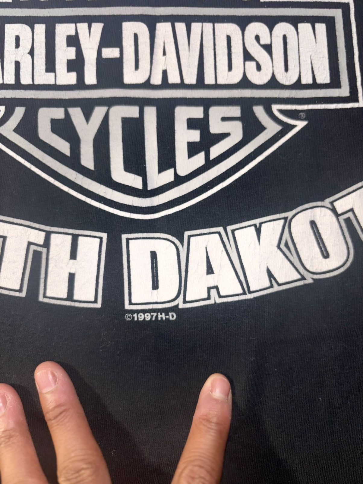 Harley Davidson Vintage 1997 Harley Davidson T-Shirt Mens XL Made In USA Size US XL / EU 56 / 4 - 3 Thumbnail