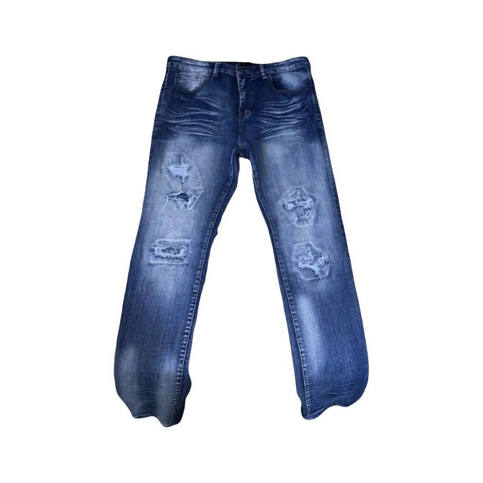 Waimea WAIMEA Men's Distressed Skinny Jeans 34x32 New with Tags Size US 34 / EU 50 - 1 Thumbnail