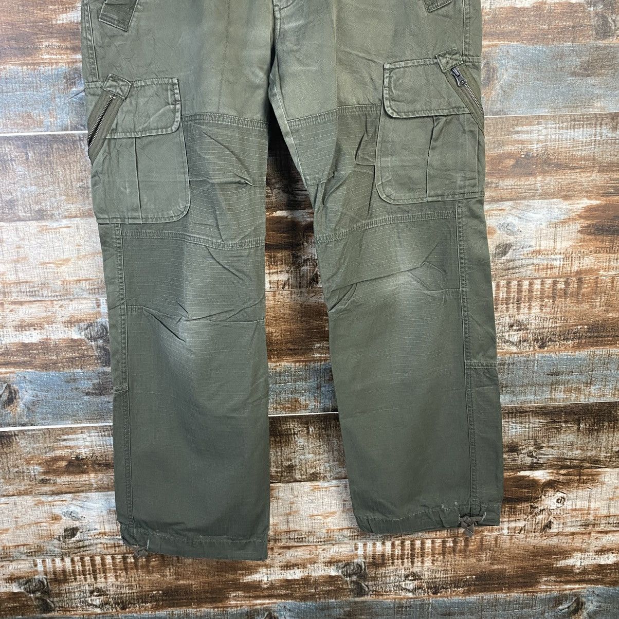 Airwalk DL Airwalk Green Cargo Multipocket Pants #C974 Size US 34 / EU 50 - 3 Thumbnail