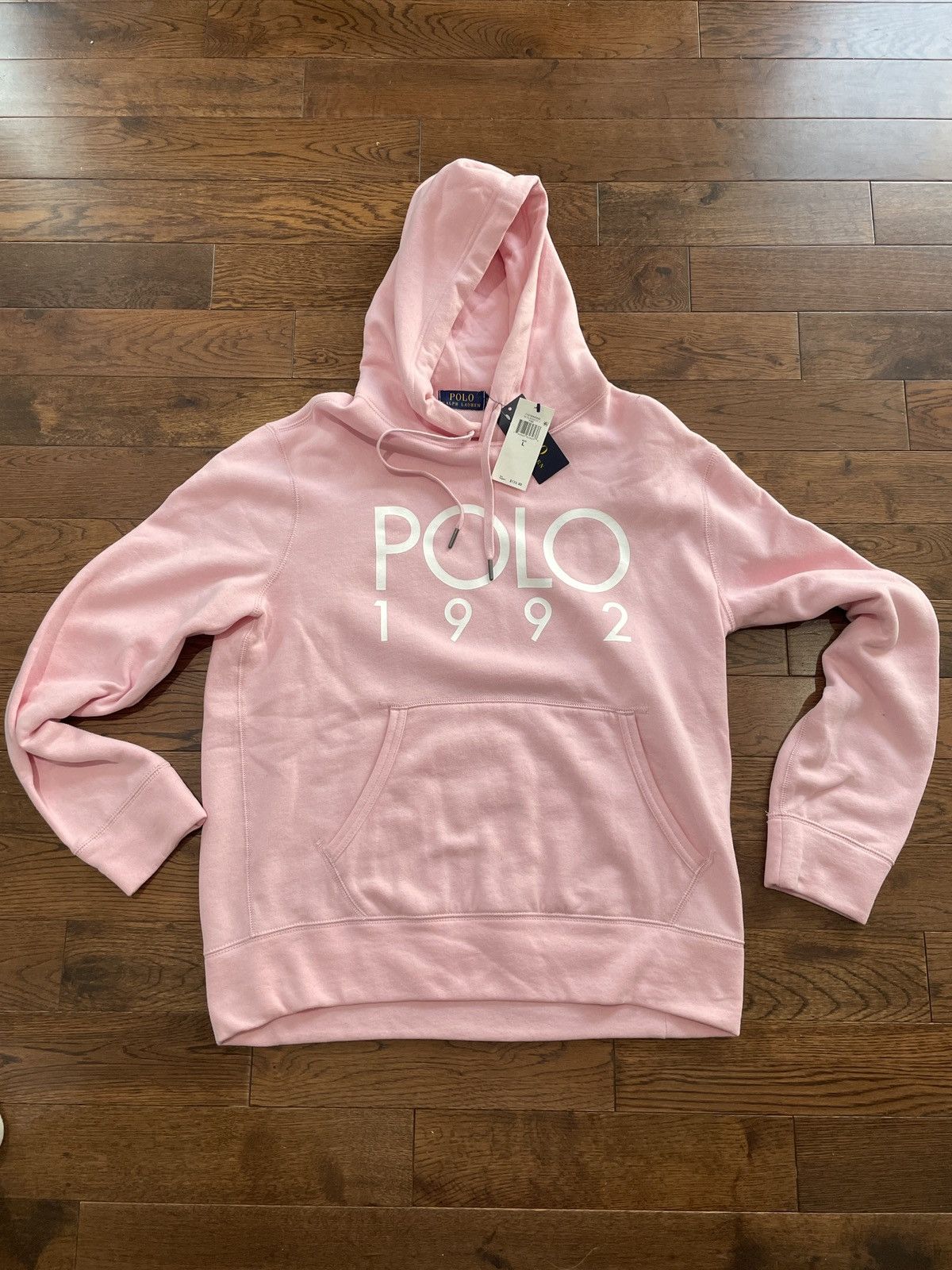 Pink polo 1992 hoodie sale