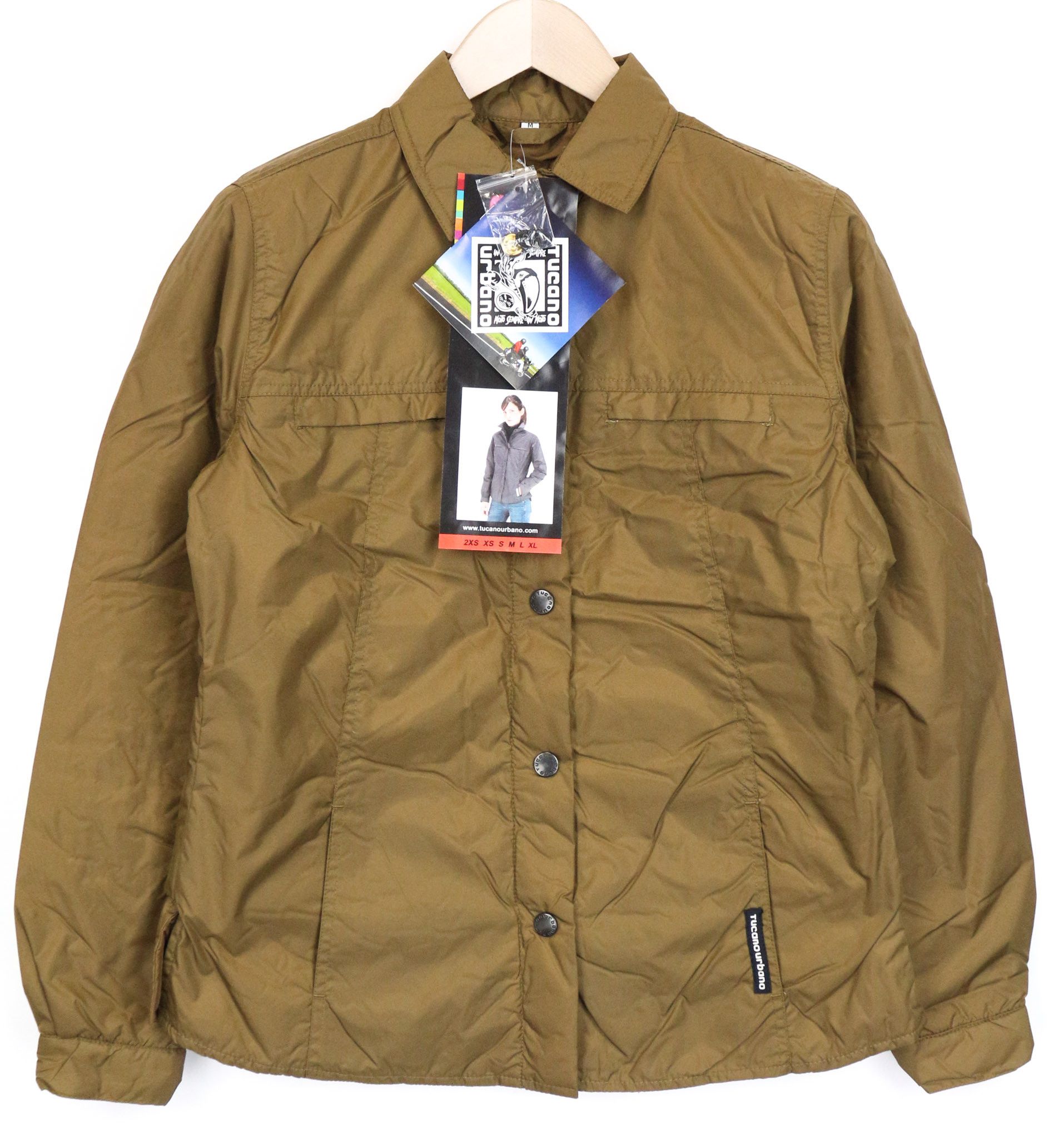 Other LORI M Brown Windproof Padded Moto Jacket 75915 Size M / US 6-8 / IT 42-44 - 1 Thumbnail