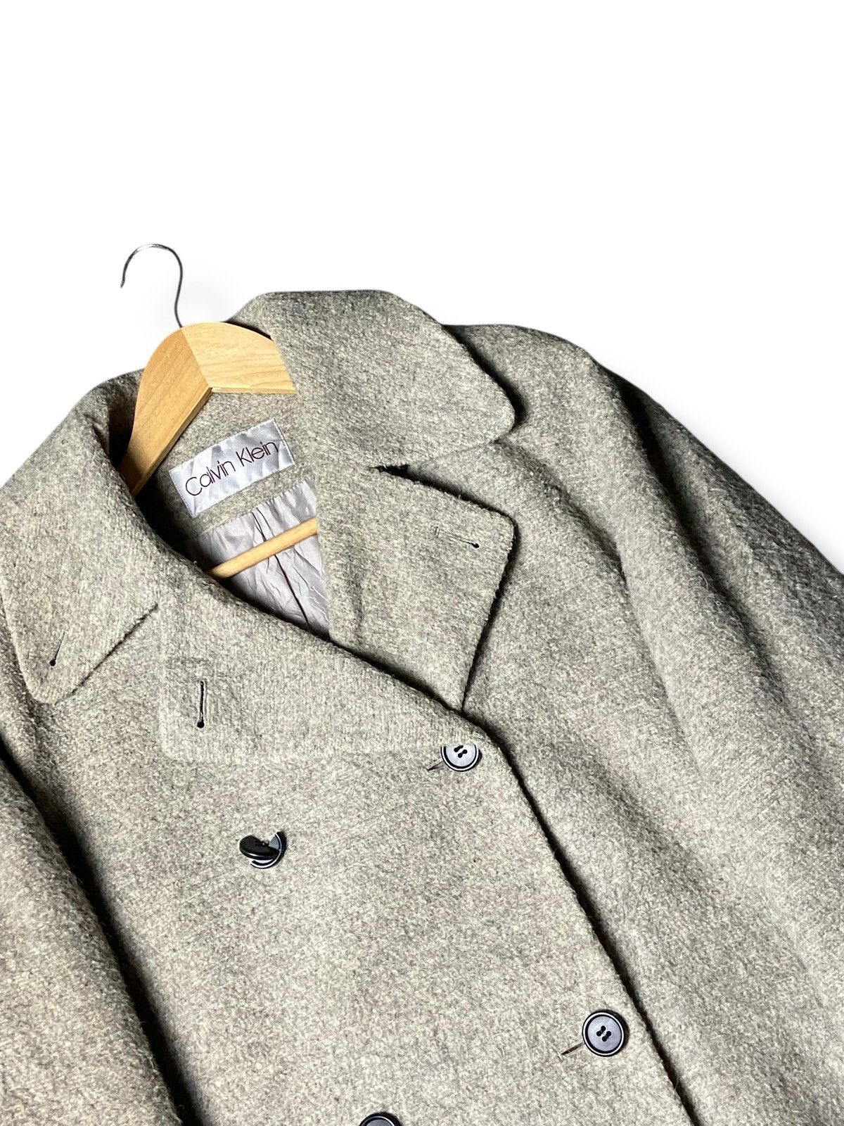 Calvin Klein Calvin Klein Double Breasted Alpaca Wool Coat (141) Size US S / EU 44-46 / 1 - 6 Thumbnail