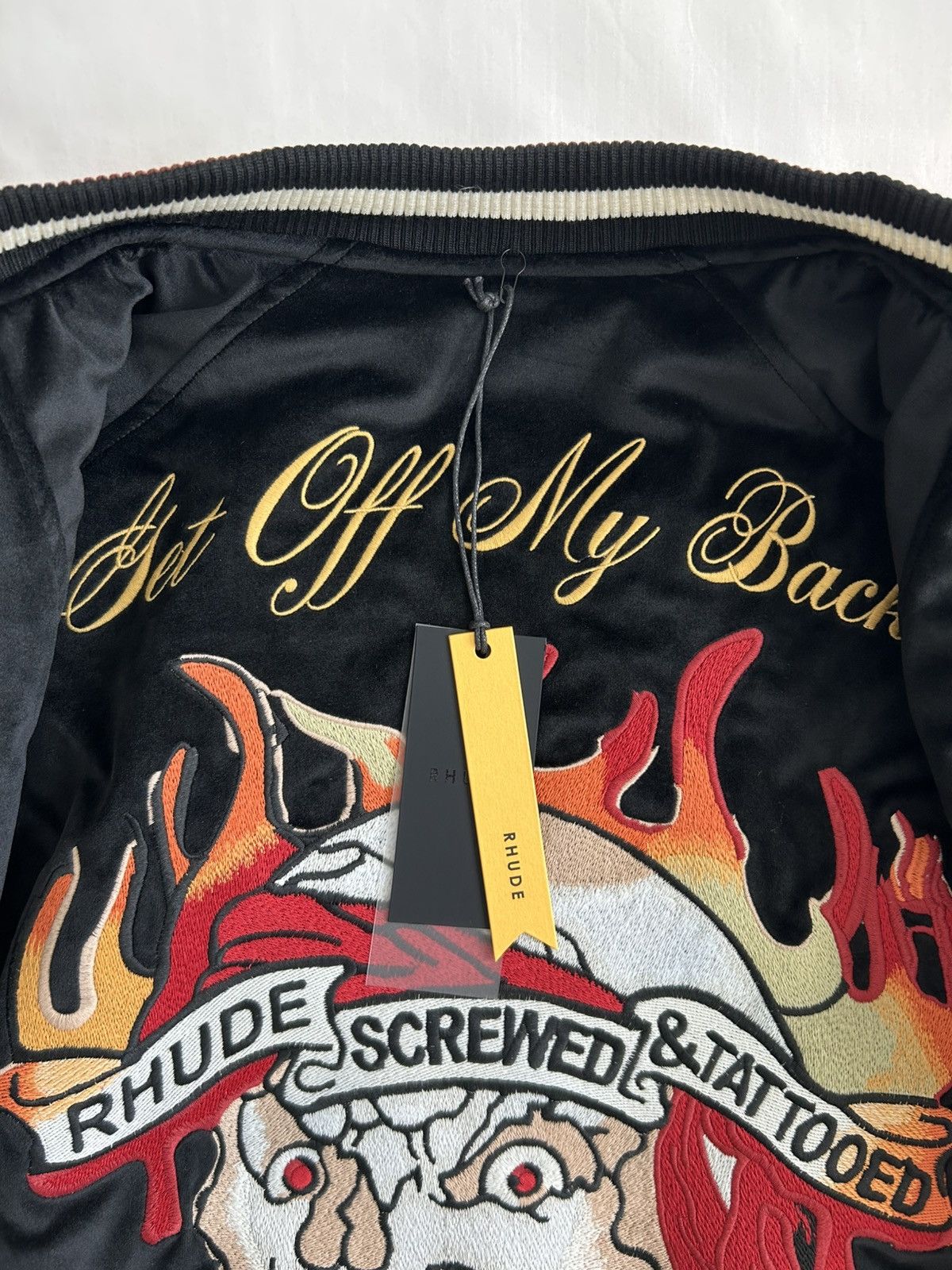 Rhude Rhude Souvenir Reversible Jacket Embroider Tiger Snake Skull Size US M / EU 48-50 / 2 - 11 Thumbnail
