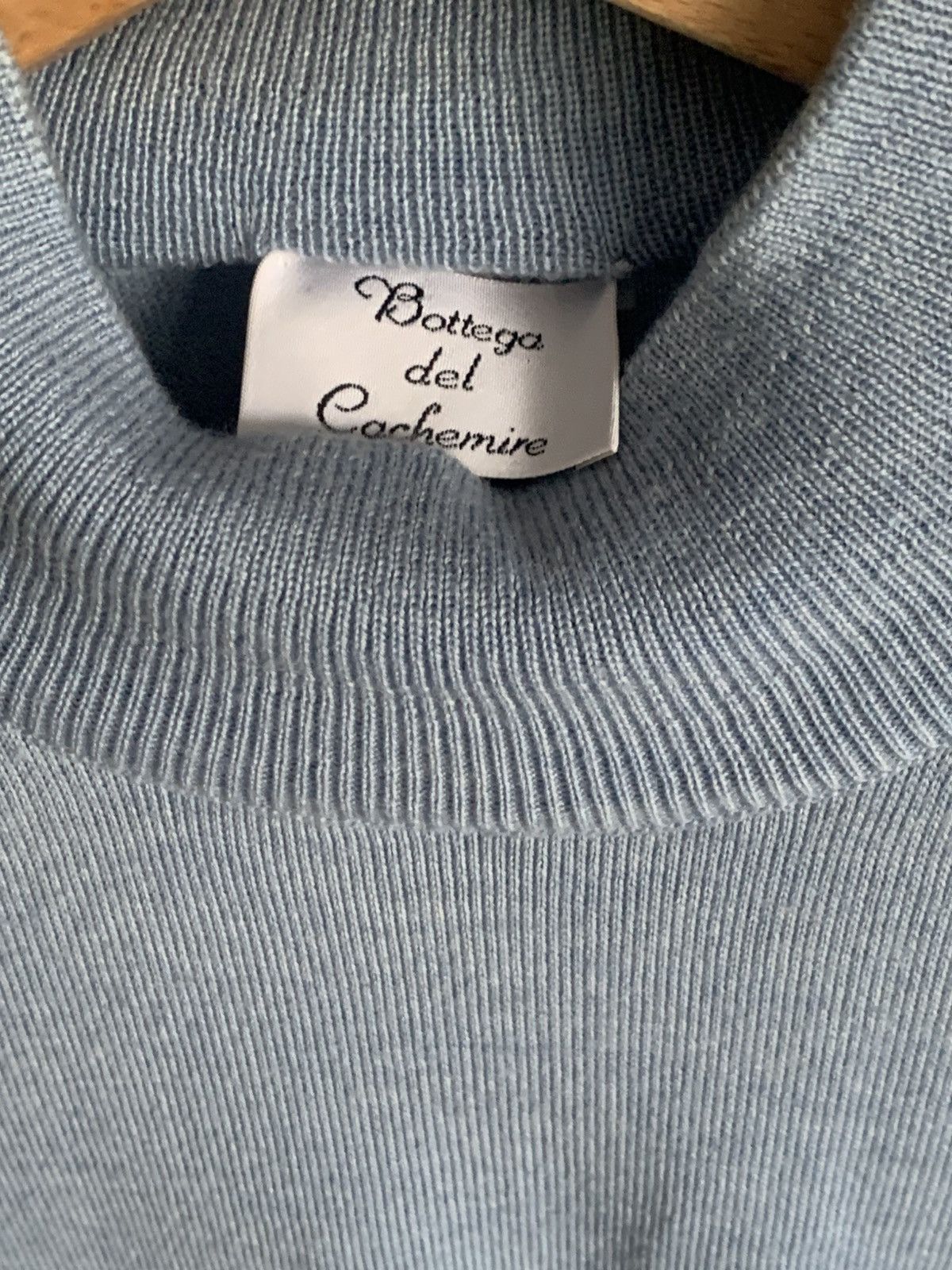 Other Luxury Bottega del Cachemire Merino Wool Turtleneck Sweater Size US L / EU 52-54 / 3 - 2 Thumbnail