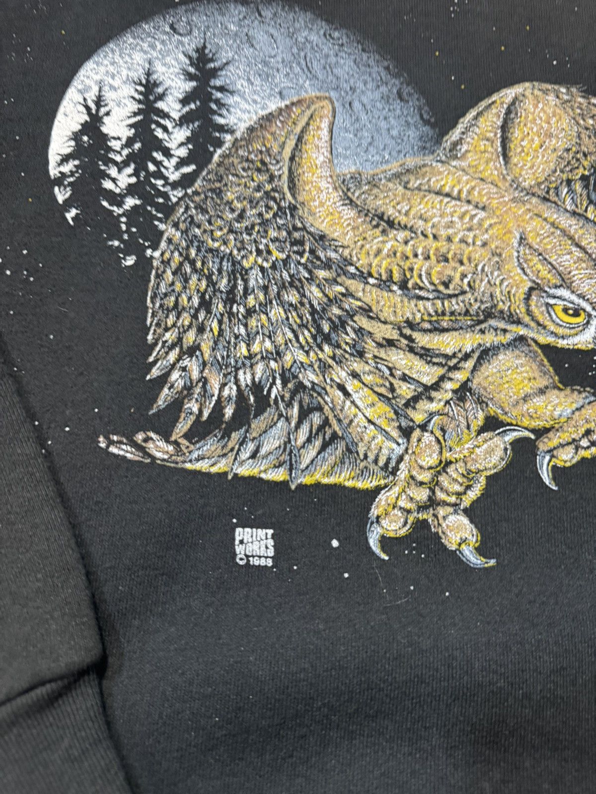 Vintage Vintage Owl Sweatshirt Size US XL / EU 56 / 4 - 2 Thumbnail
