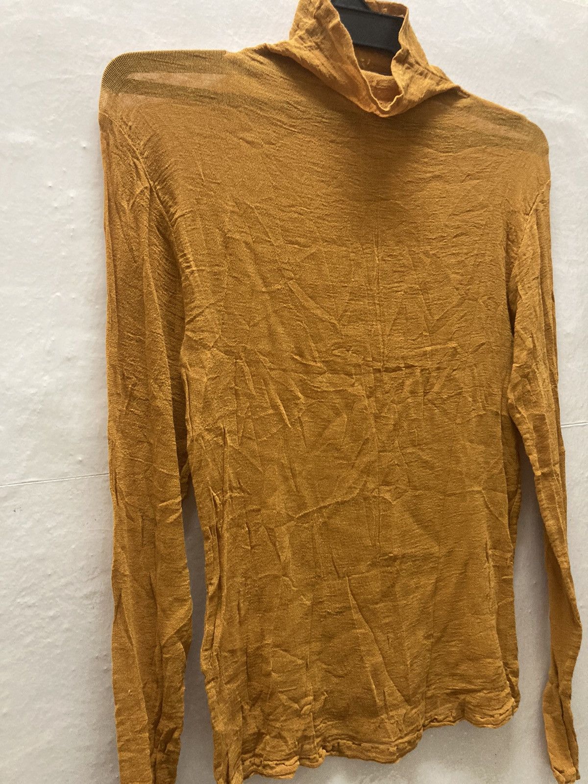 Designer × Issey Miyake × Japanese Brand ISSEY MIYAKE Permanente Brown Pleats High Neck Long Sleeve Size S / US 4 / IT 40 - 2 Thumbnail