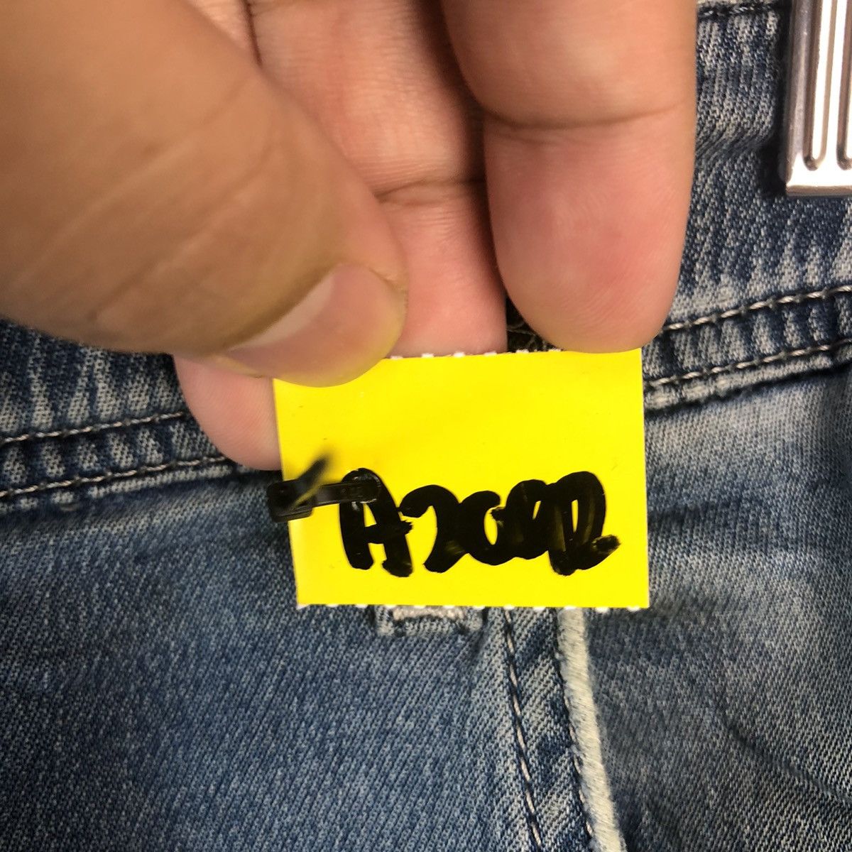 Diesel Diesel Blue Distressed Denim Pants #A2092 Size US 33 - 14 Thumbnail
