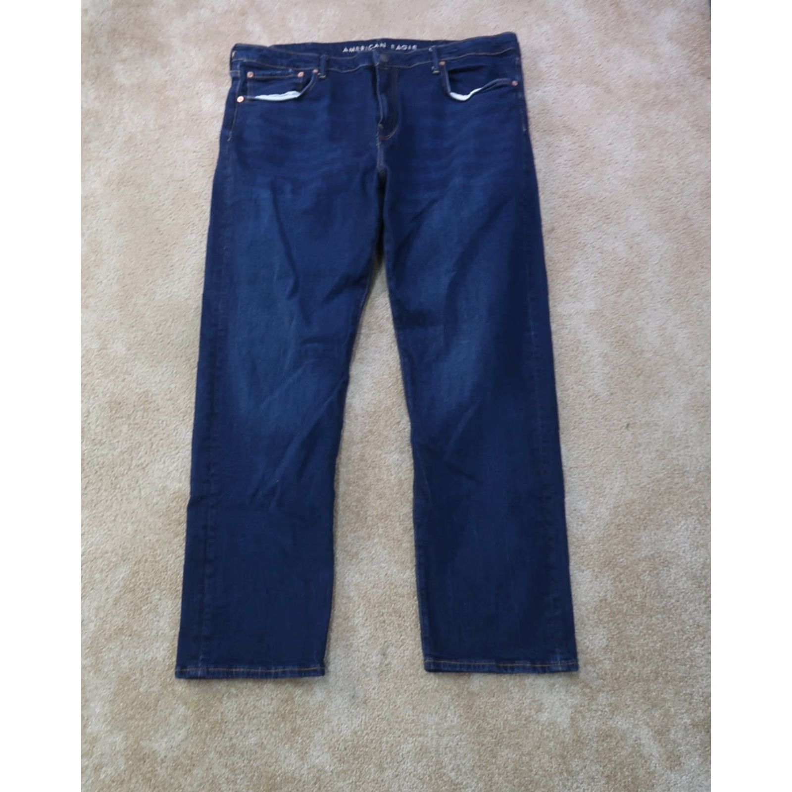 American Eagle Outfitters American Eagle Original Straight Jeans Men’s 40x34 Airflex Denim stretch Size US 40 / EU 56 - 2 Thumbnail