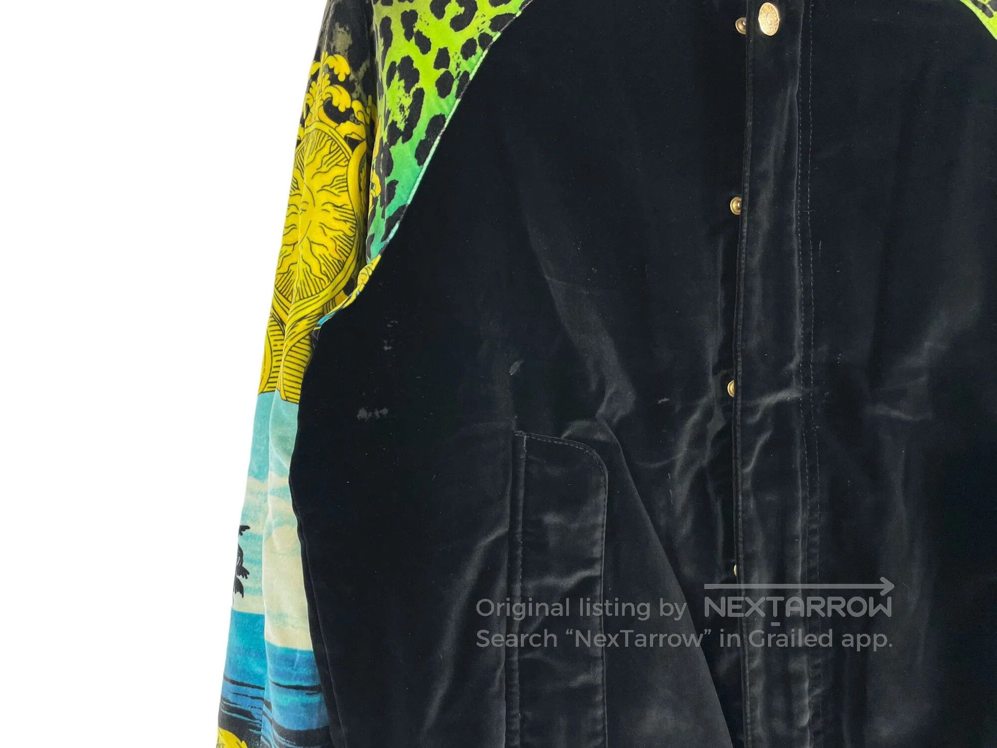 Versace Versace Velvet Shoulder Pattern Jacket Size US M / EU 48-50 / 2 - 5 Thumbnail