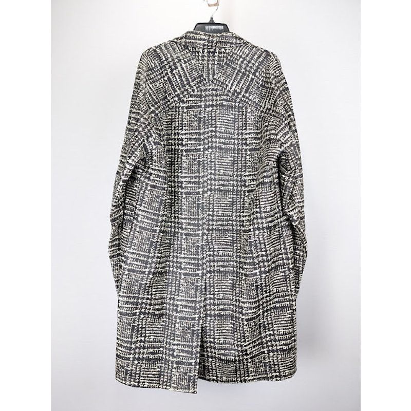 Bottega Veneta o1rshd1 Doucle Prince Of Wales Coat in White/Fondant/Camel Size US M / EU 48-50 / 2 - 13 Thumbnail