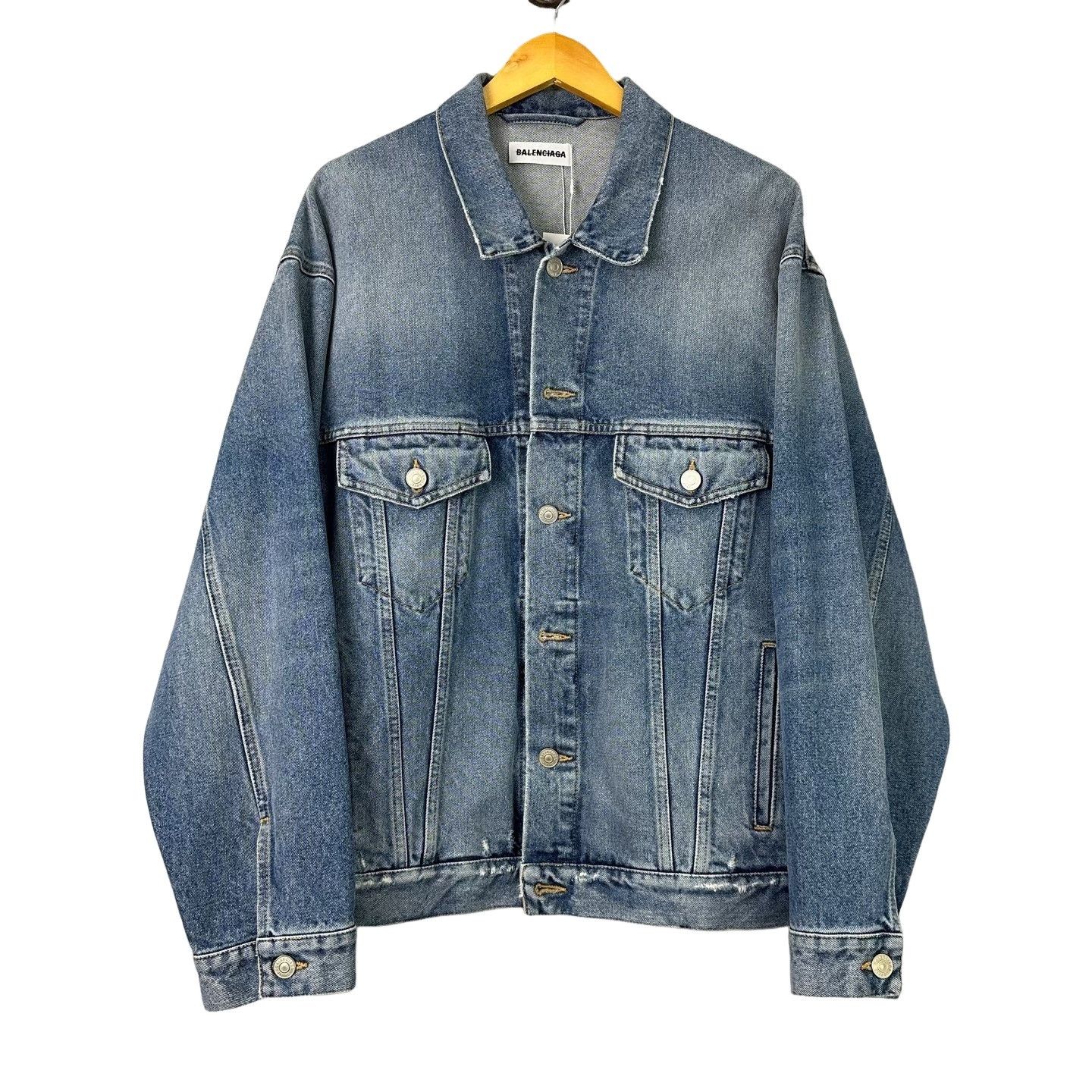 Balenciaga Balenciaga BeBe Rhinestone Denim Jacket 34 Size XS / US 0-2 / IT 36-38 - 1 Thumbnail