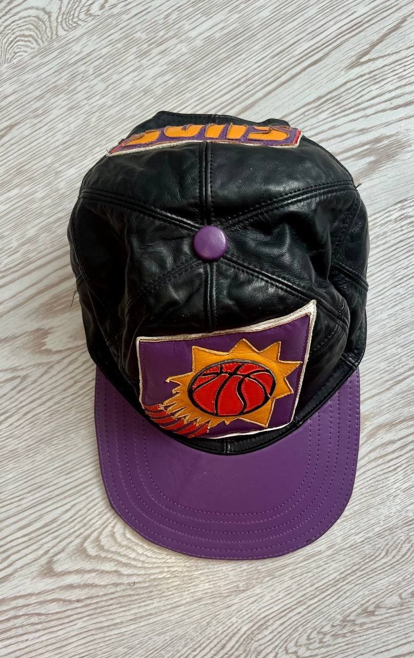 NBA × Vintage 90s VINTAGE PHOENIX SUNS LEATHER LOGO CAP Size ONE SIZE - 8 Thumbnail