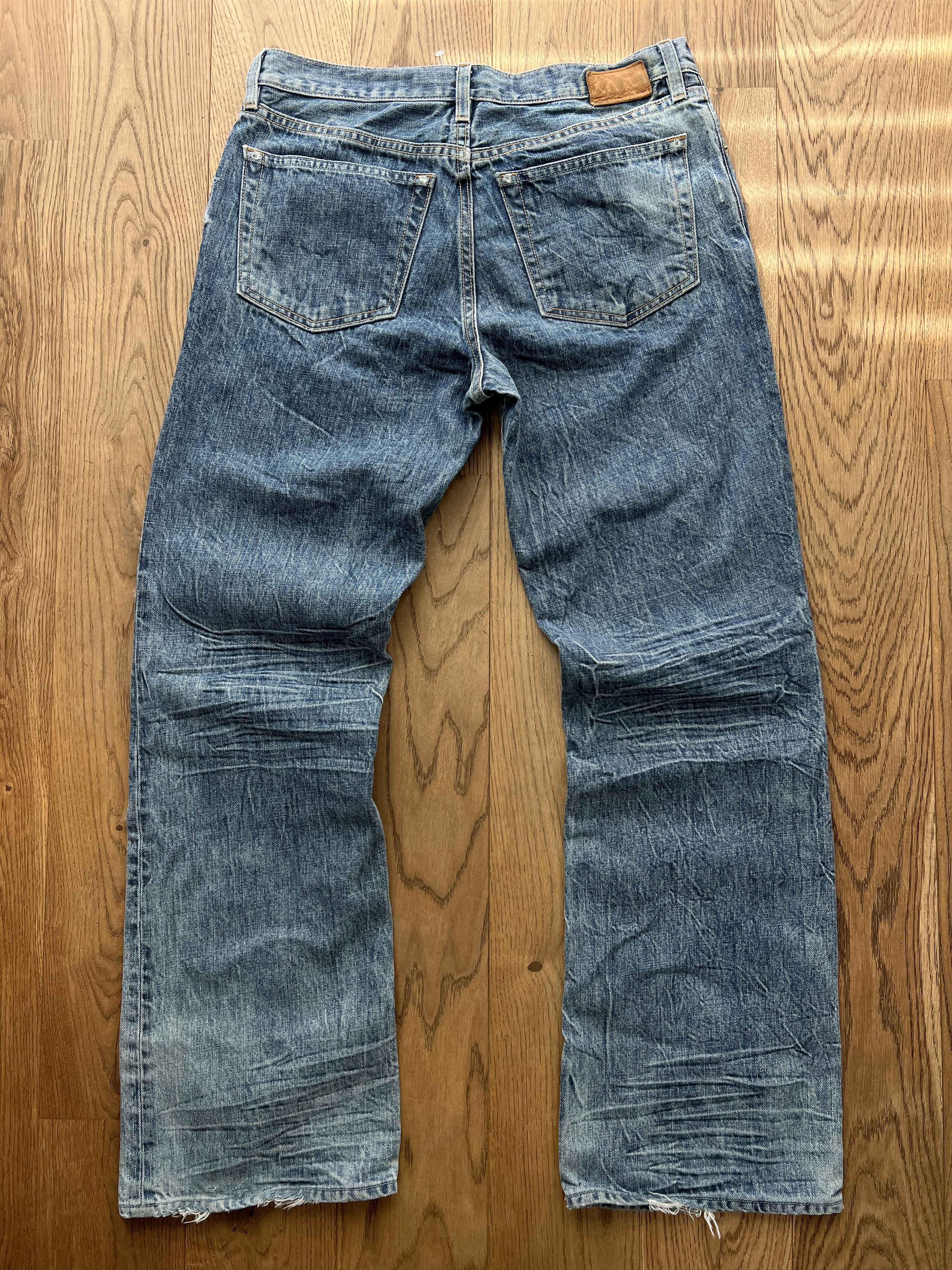 Gap Crazy Y2K GAP boot cut washed denim flared vintage 2000s low Size US 33 - 6 Thumbnail